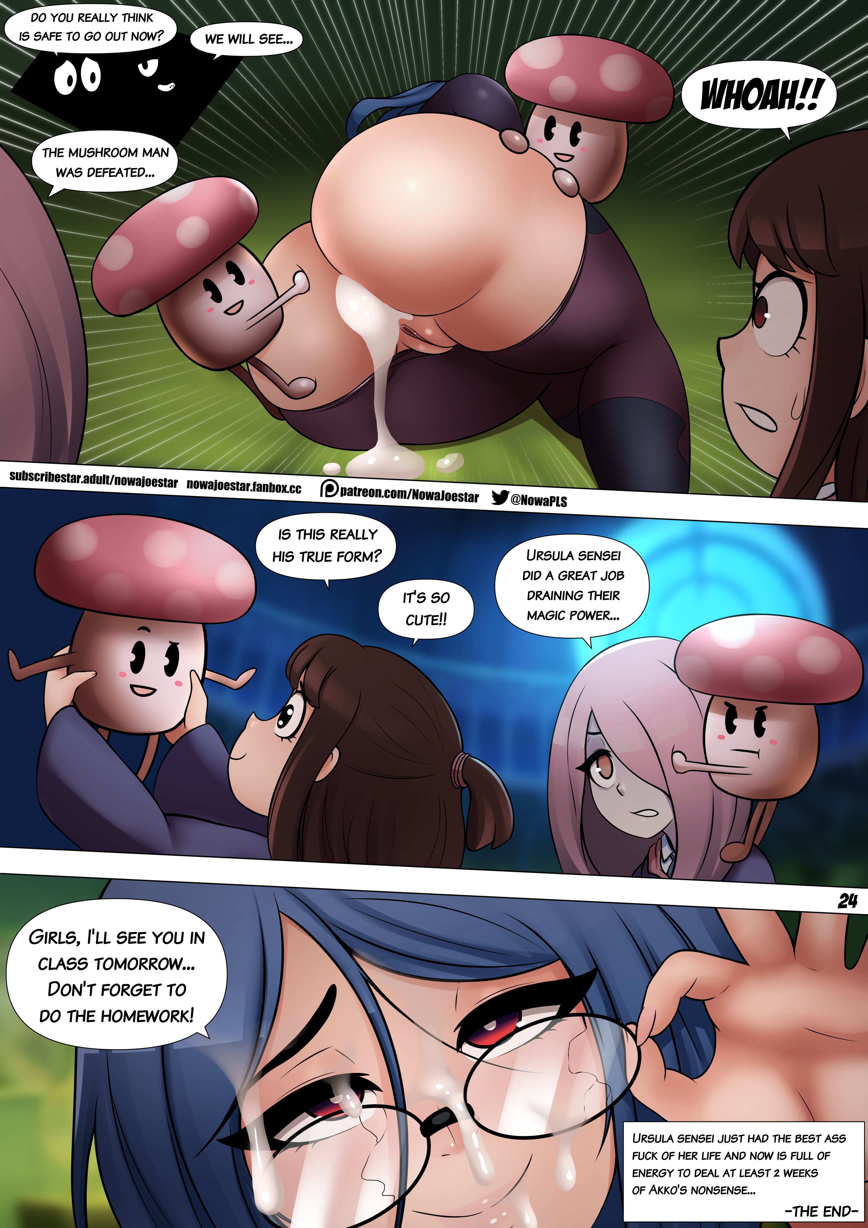 My Teacher Ursula Can’t Be That Addicted To Magic Rods Of Meat!!! (Little Witch Academia) [Nowajoestar] - Chapter 1 — Page 25