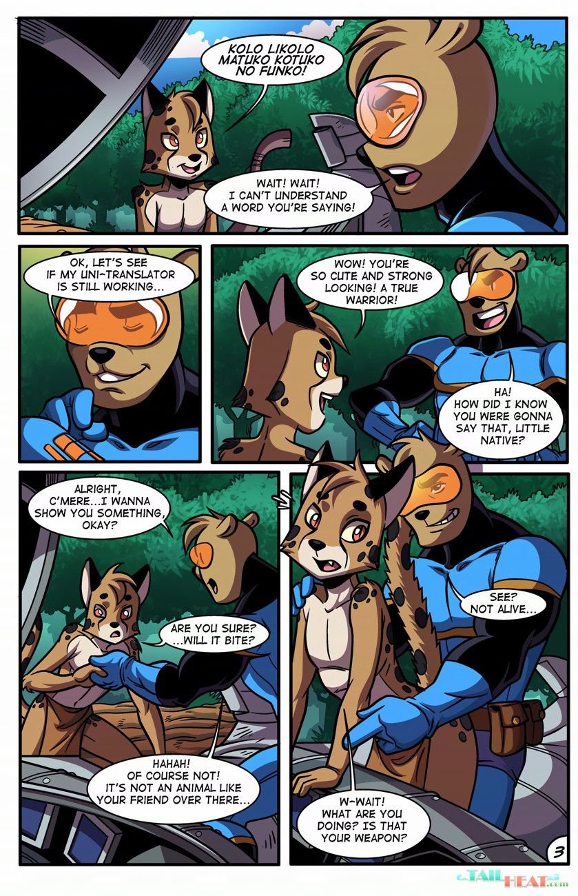 Space Man -vs- Savage Boy [Linno] - Chapter 1 — Page 4