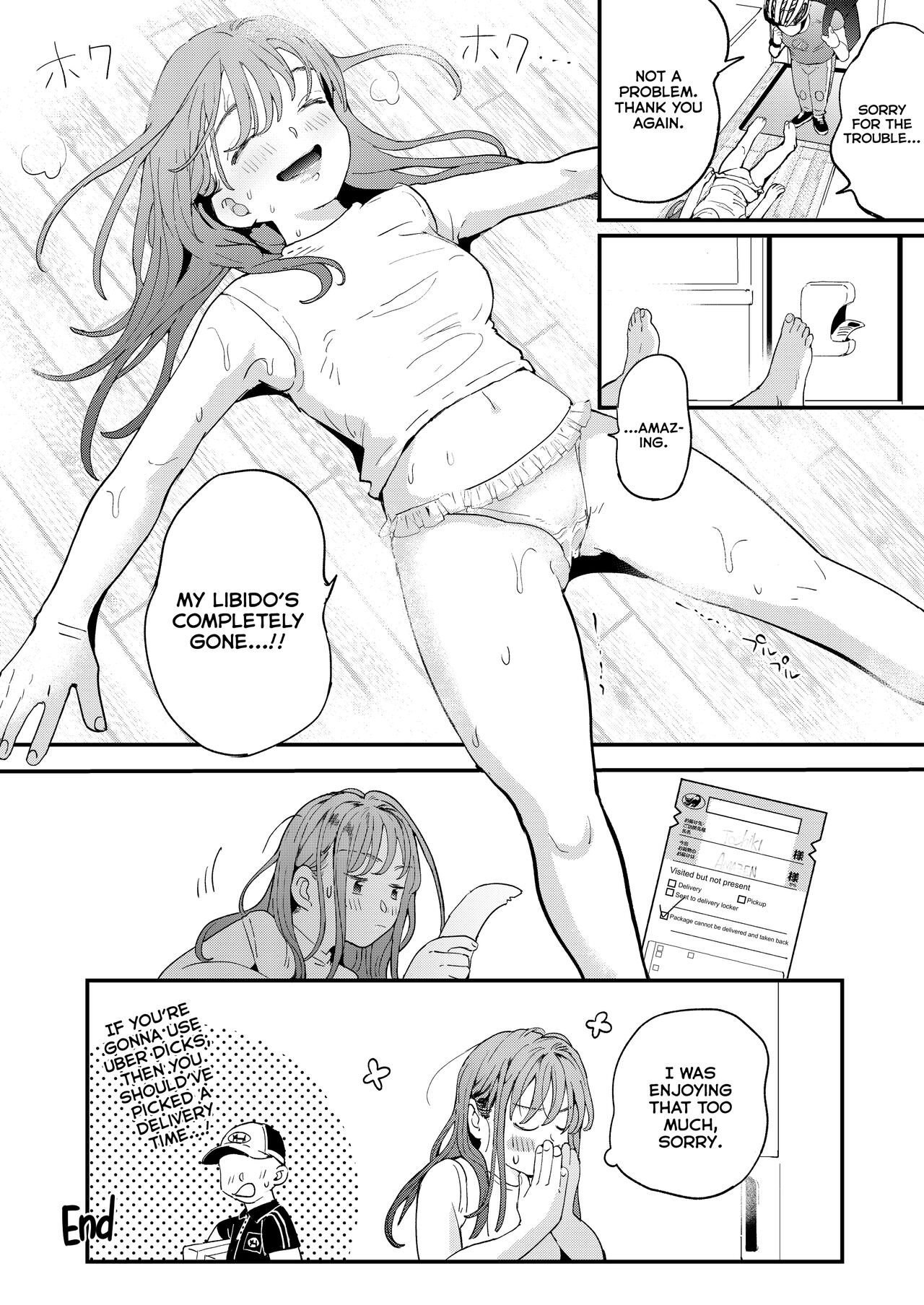 The Girl Who Wants to Order Uber Dicks [Denbu Momo] - Chapter 1 — Page 45
