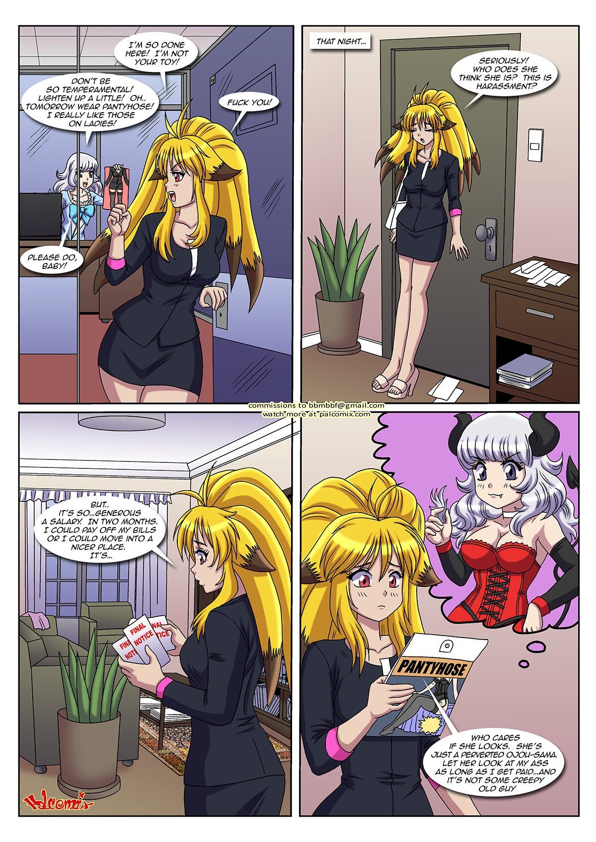 Office Pet (Project X Zone) [Palcomix] - Chapter 1 — Page 10