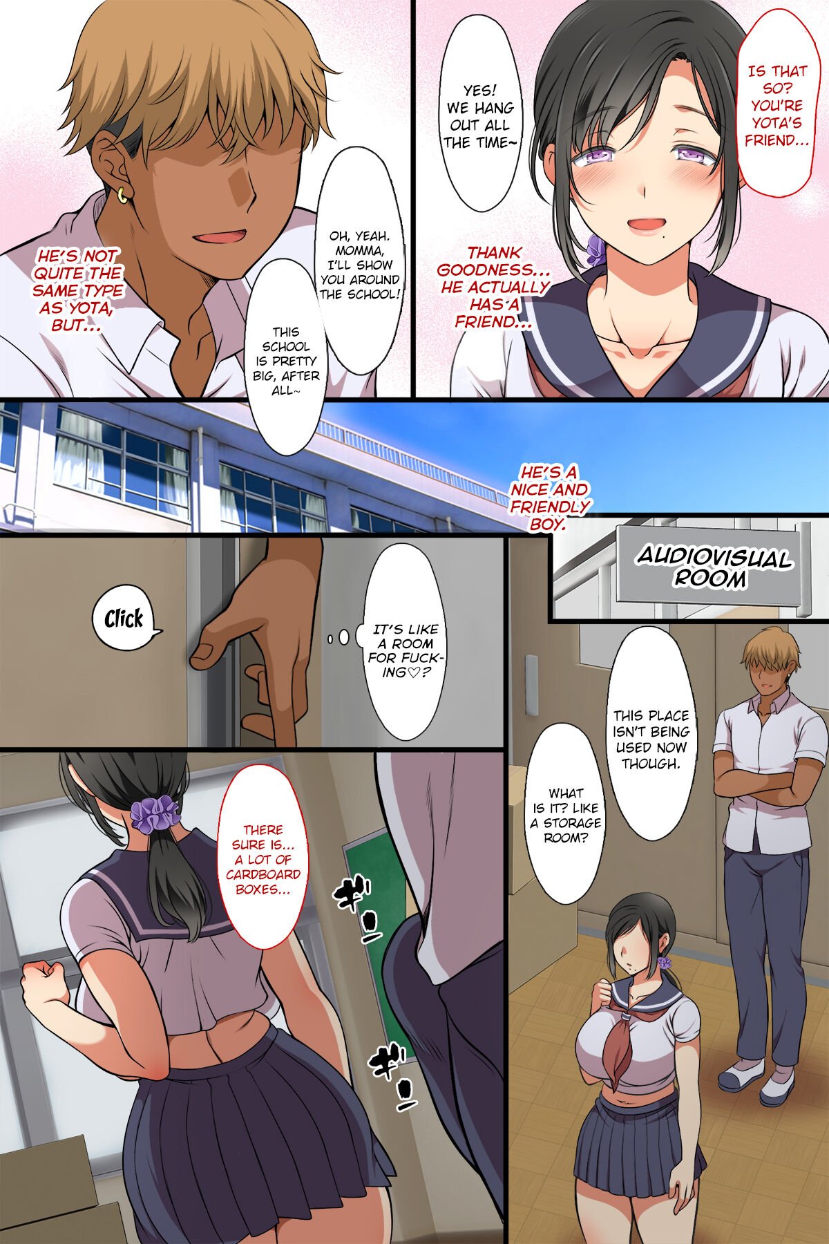 A MILF Became a Classmate! [Koto] - Chapter 1 — Page 12