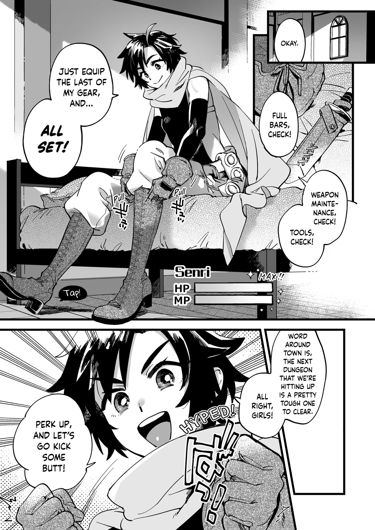 Good friend female adventurer gets messed up at the inn at night [Yukataro] - Chapter 1 — Page 57