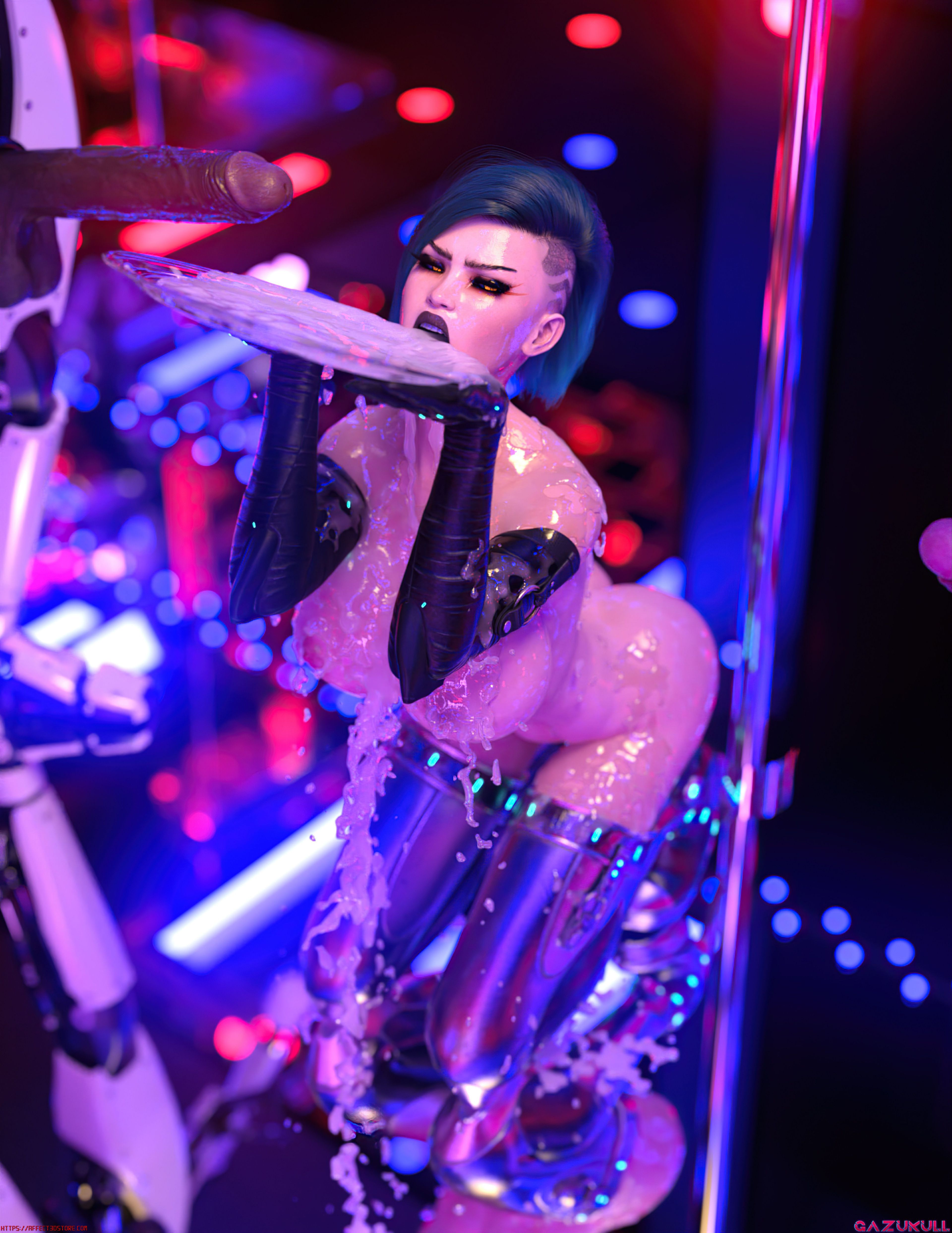 Vampire Cyberhookers 2069 [Gazukull] - Chapter 1 — Page 112