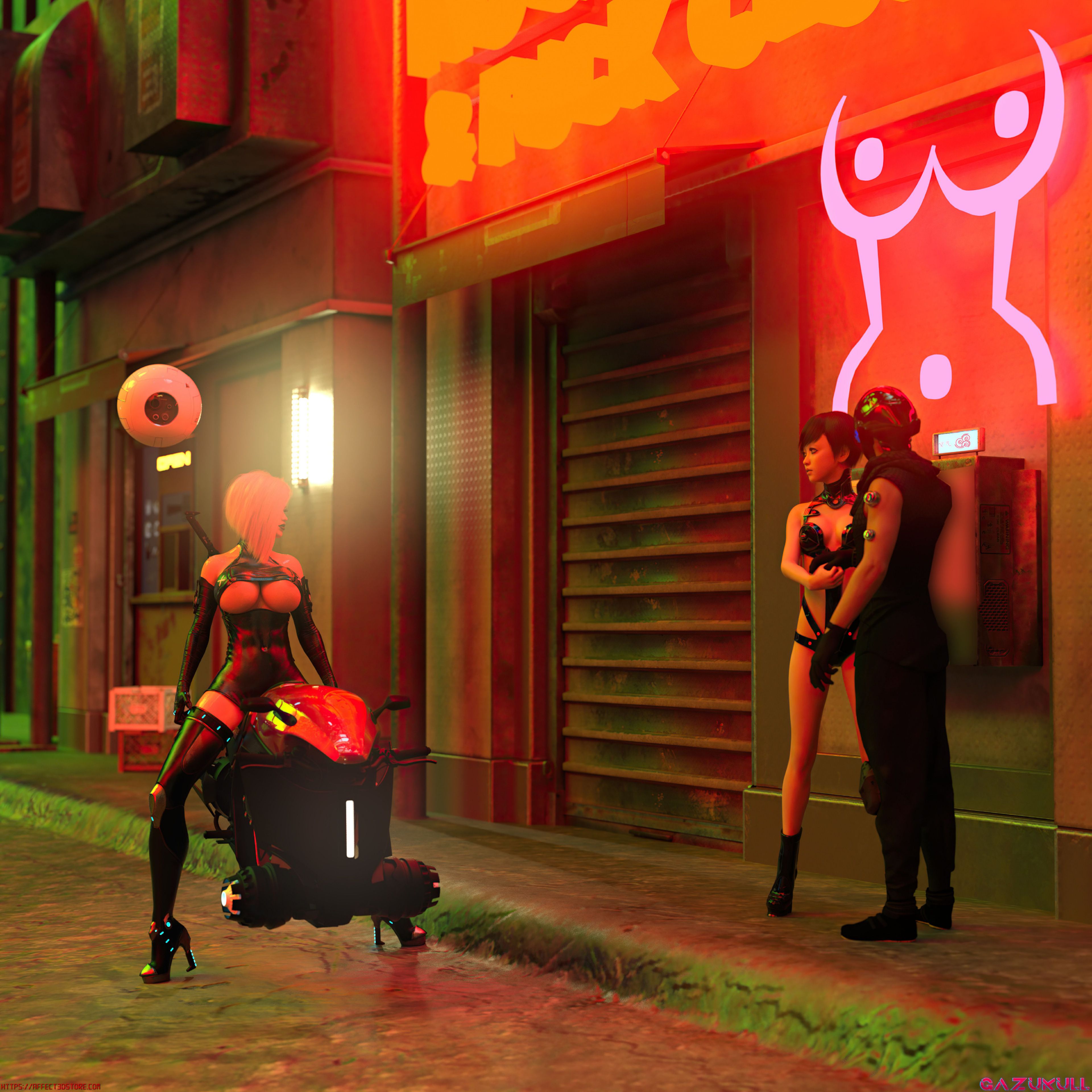 Vampire Cyberhookers 2069 [Gazukull] - Chapter 1 — Page 60