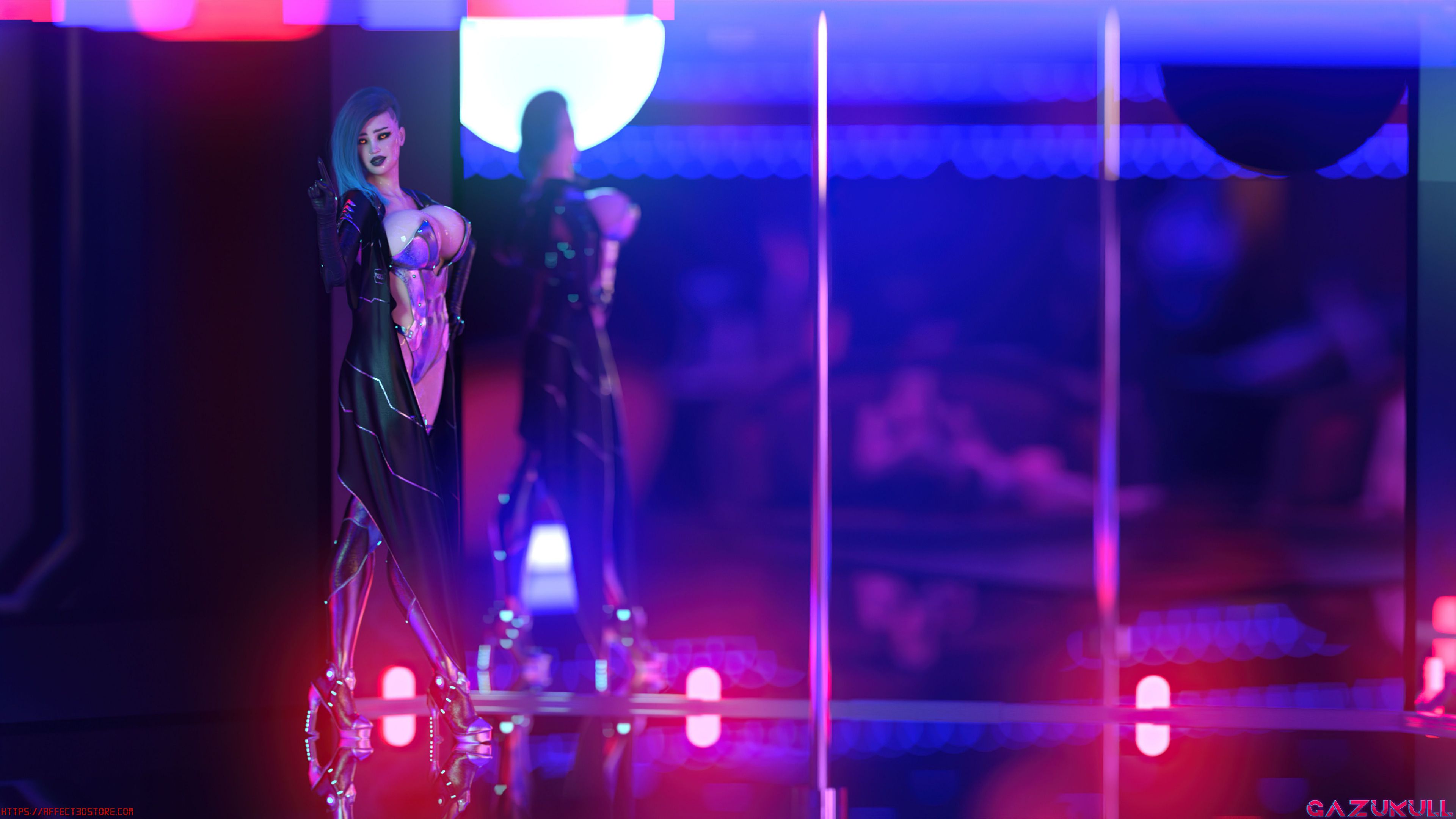 Vampire Cyberhookers 2069 [Gazukull] - Chapter 1 — Page 63