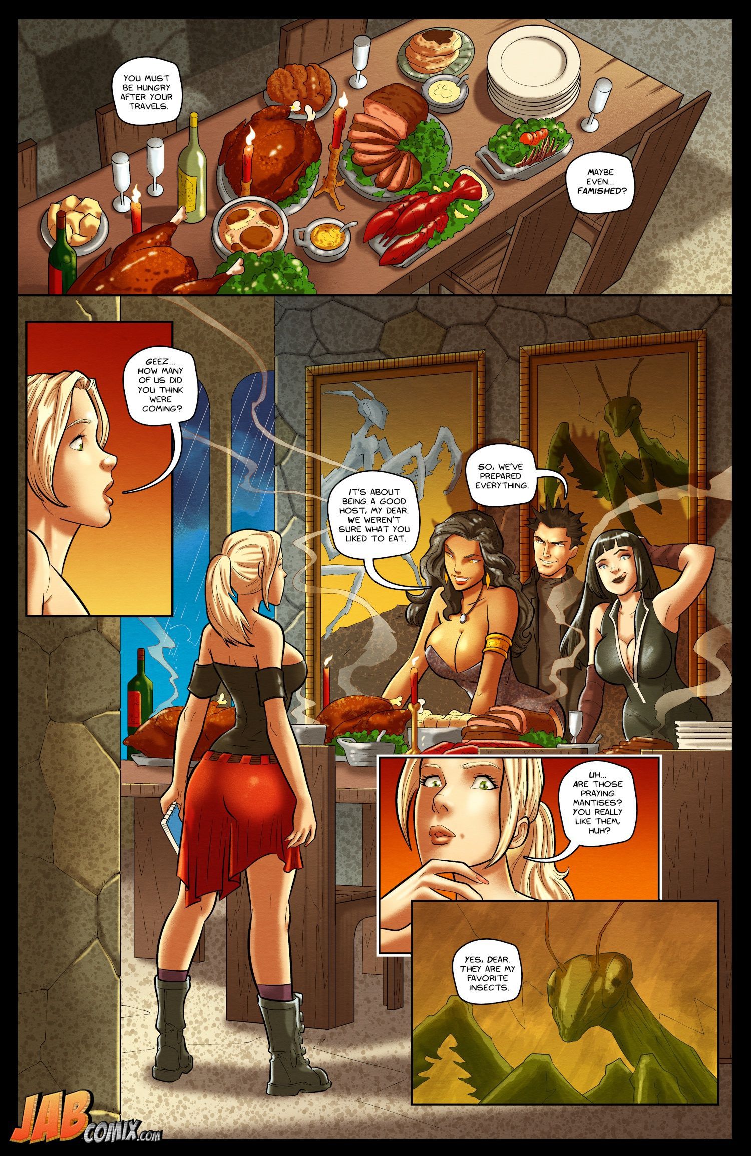 Curse Of The Black Mantis [JABComix] - Chapter 1 — Page 17