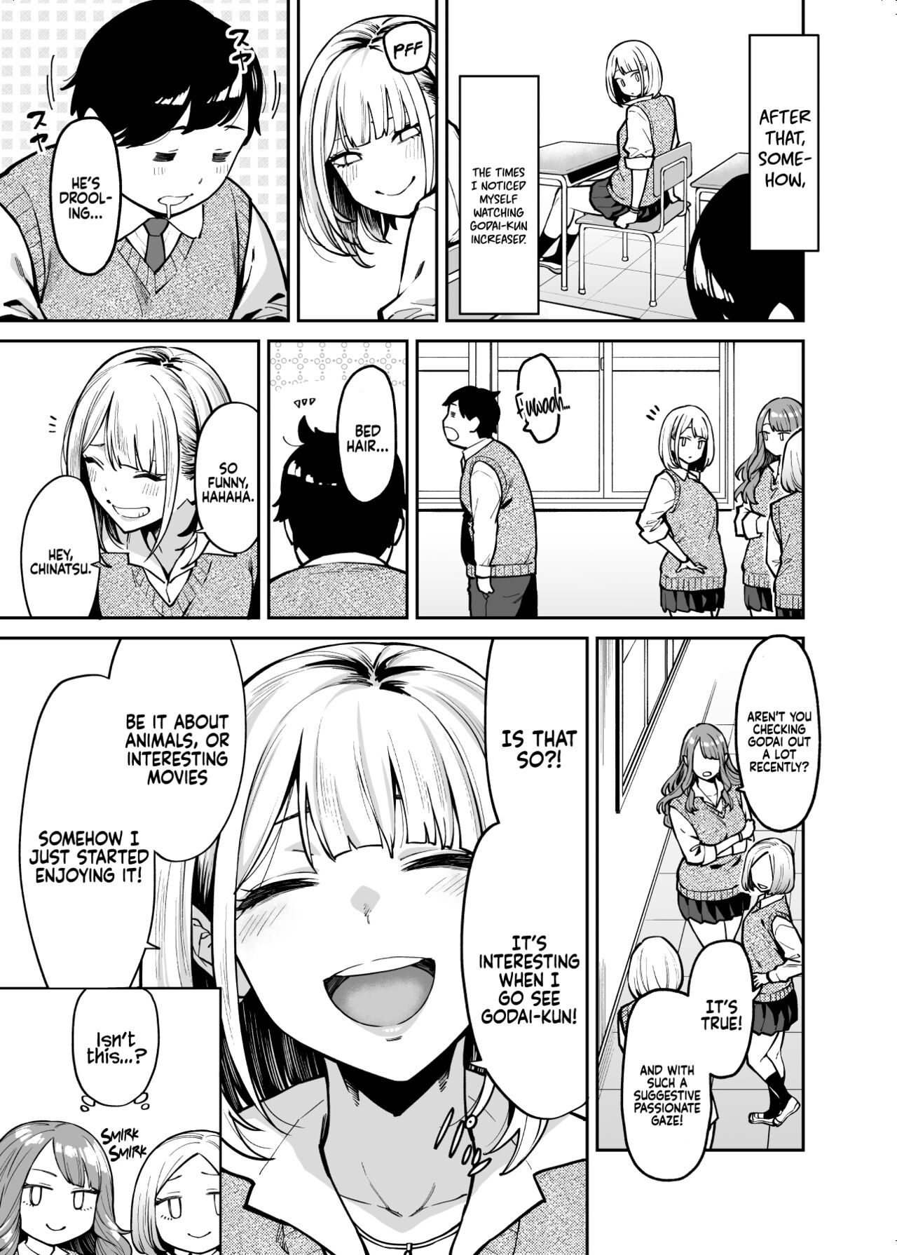 Gyaru Falls in Love with a Chubby [Shouji Nigou] - Chapter 1 — Page 7