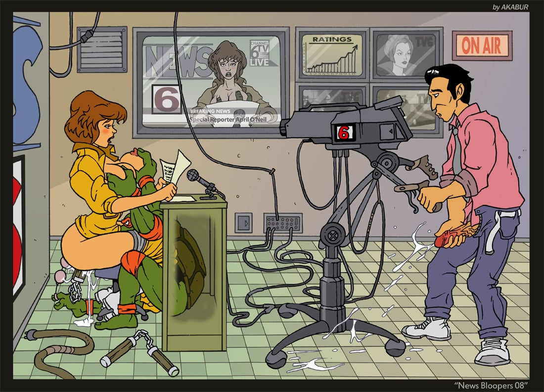 The Slut From Channel Six (Teenage Mutant Ninja Turtles) [Akabur] - Chapter 1 — Page 21