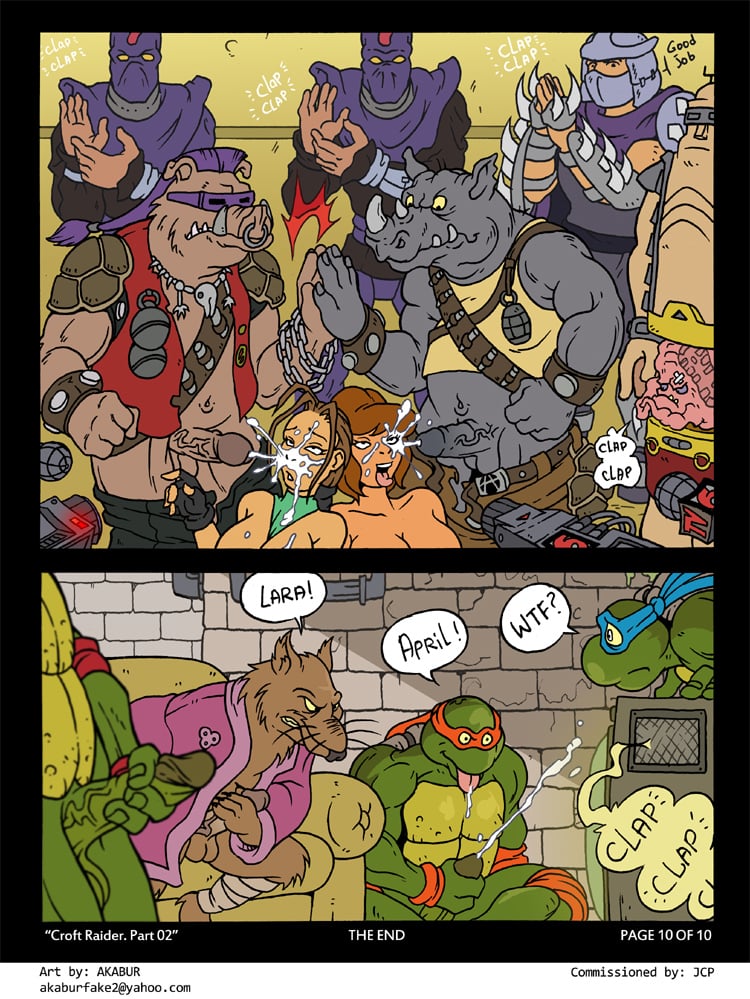 Croft Raider (Teenage Mutant Ninja Turtles, Tomb Raider) [Akabur] - Chapter 2 — Page 10