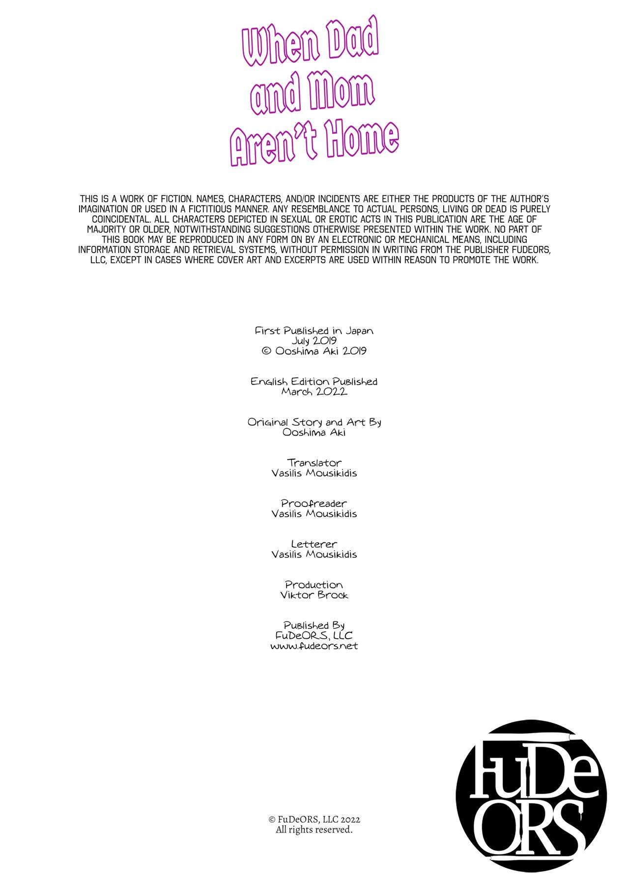 When Dad and Mom Aren’t Home [Oshima Aki] - Chapter 1 — Page 37