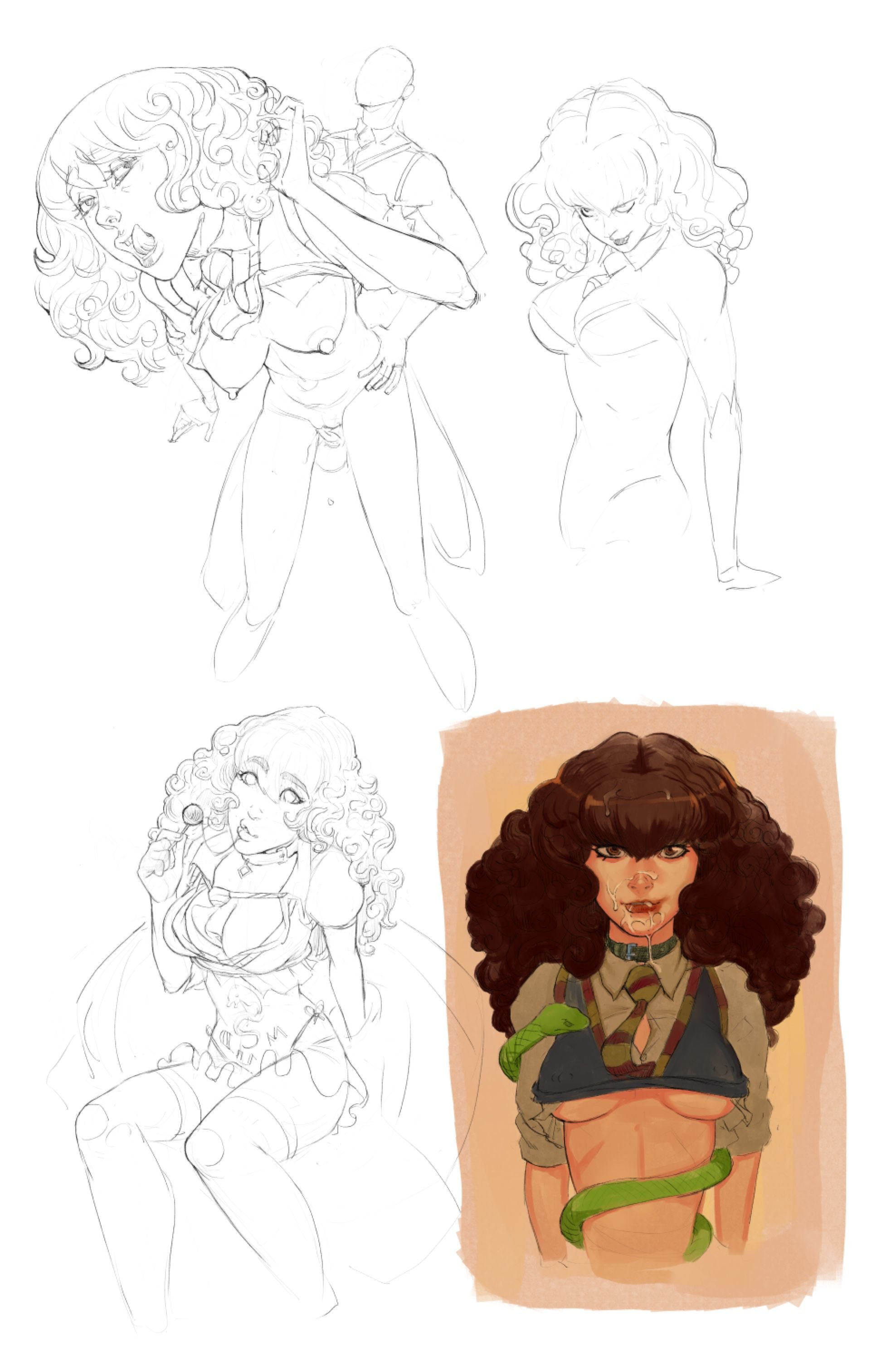 Hermione Granger And The Whorecrux (Harry Potter) [Disclaimer] - Chapter 2 — Page 13