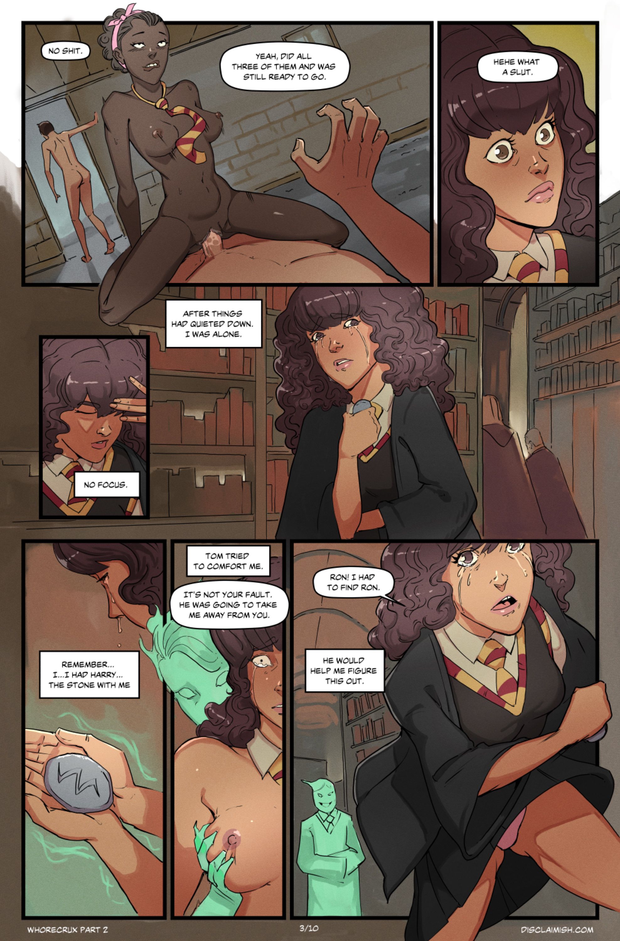 Hermione Granger And The Whorecrux (Harry Potter) [Disclaimer] - Chapter 2 — Page 4