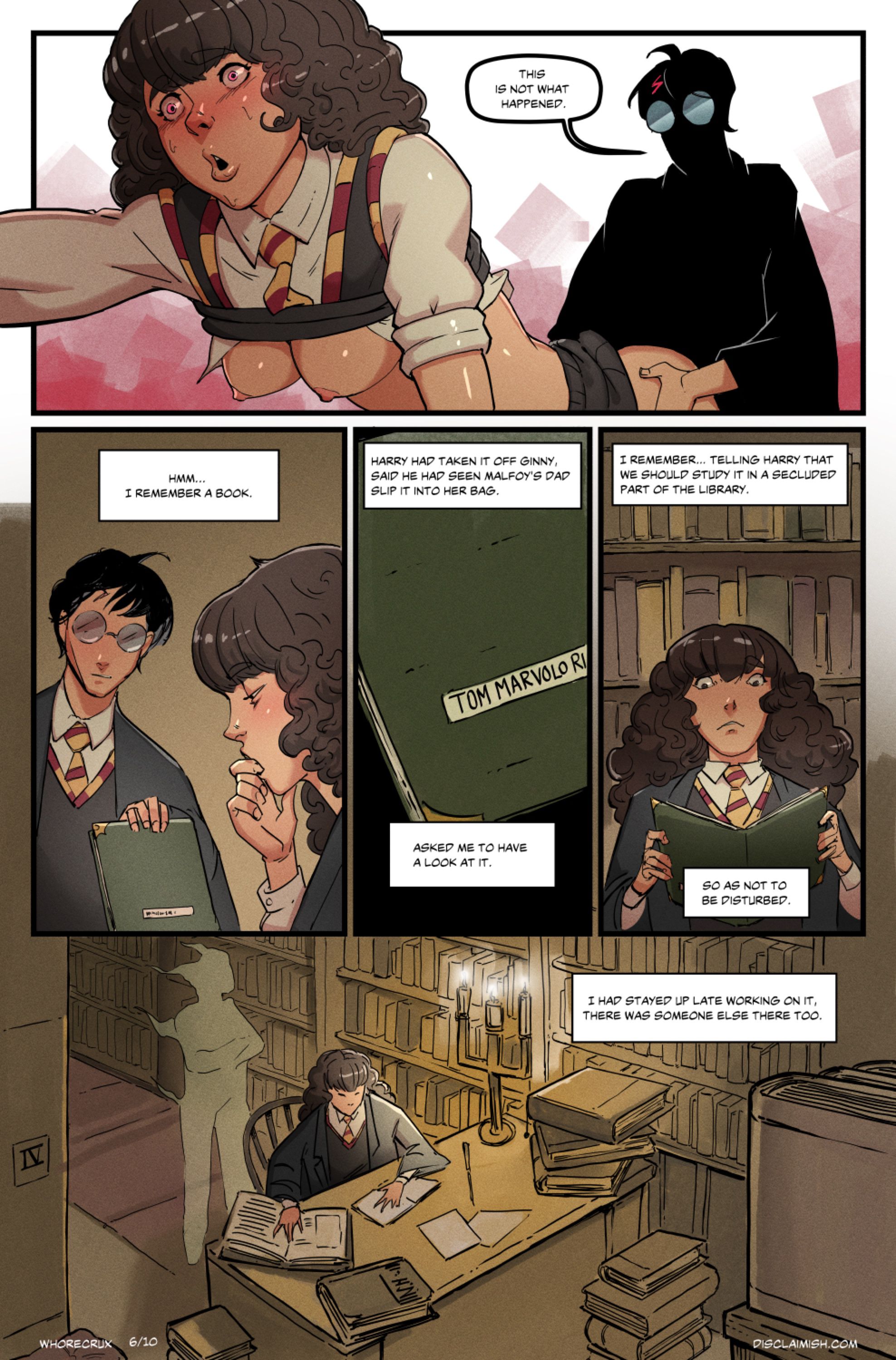 Hermione Granger And The Whorecrux (Harry Potter) [Disclaimer] - Chapter 1 — Page 8