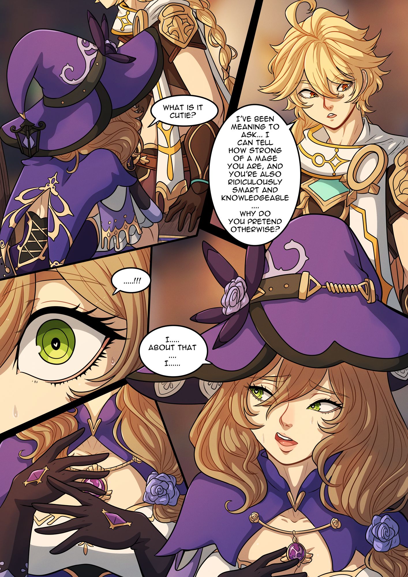 The Traveler’s Guide to Teyvat’s Heart – Lisa (Genshin Impact) [Kinkymation] - Chapter 1 — Page 7