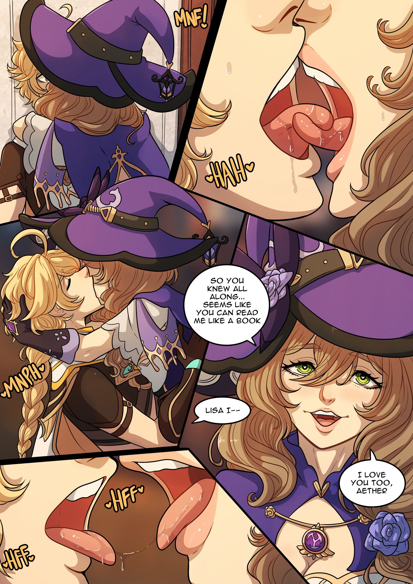 The Traveler’s Guide to Teyvat’s Heart – Lisa (Genshin Impact) [Kinkymation] - Chapter 1 — Page 9