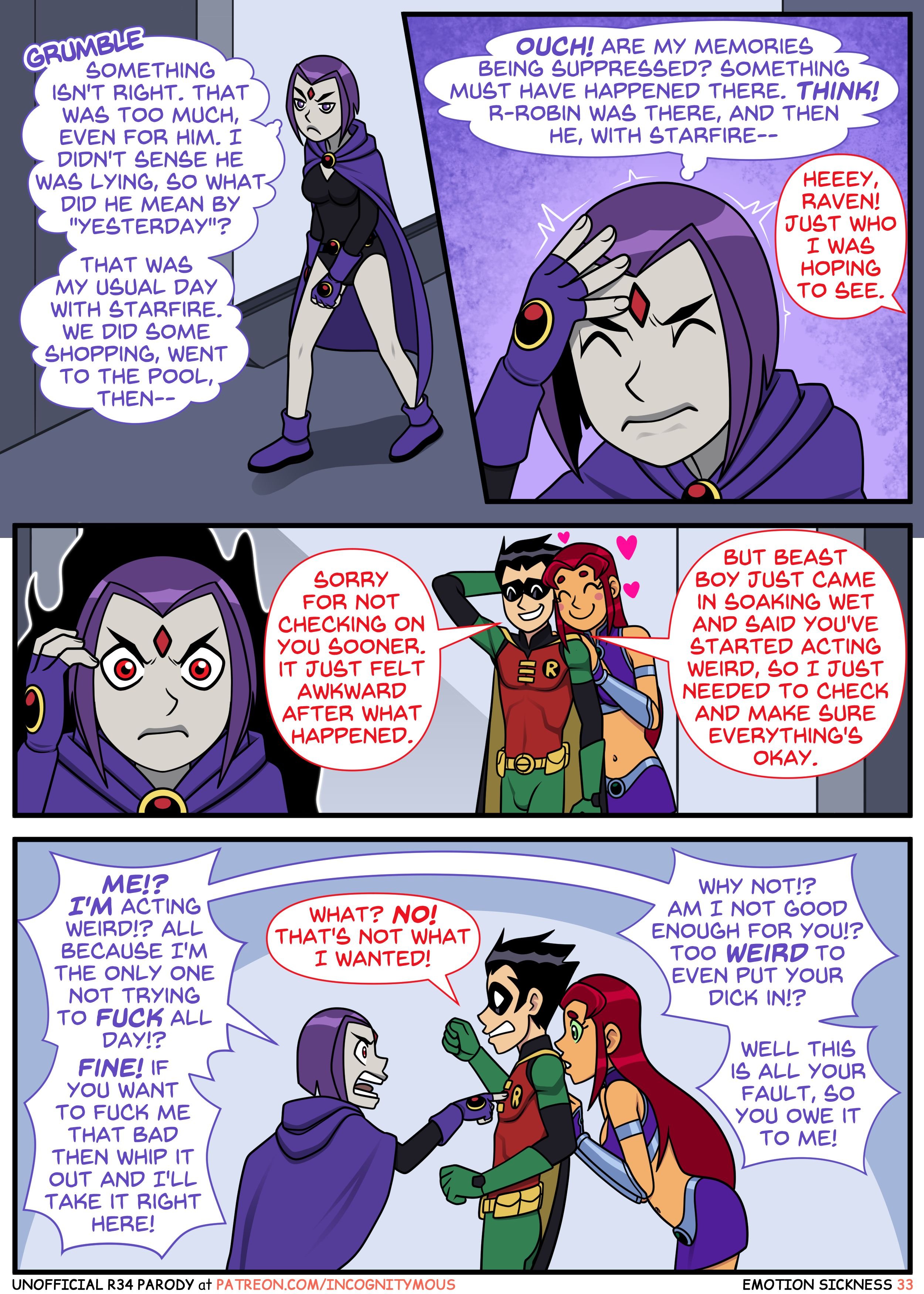 Emotional Sickness (Teen Titans) [Incognitymous] - Chapter 1 — Page 32
