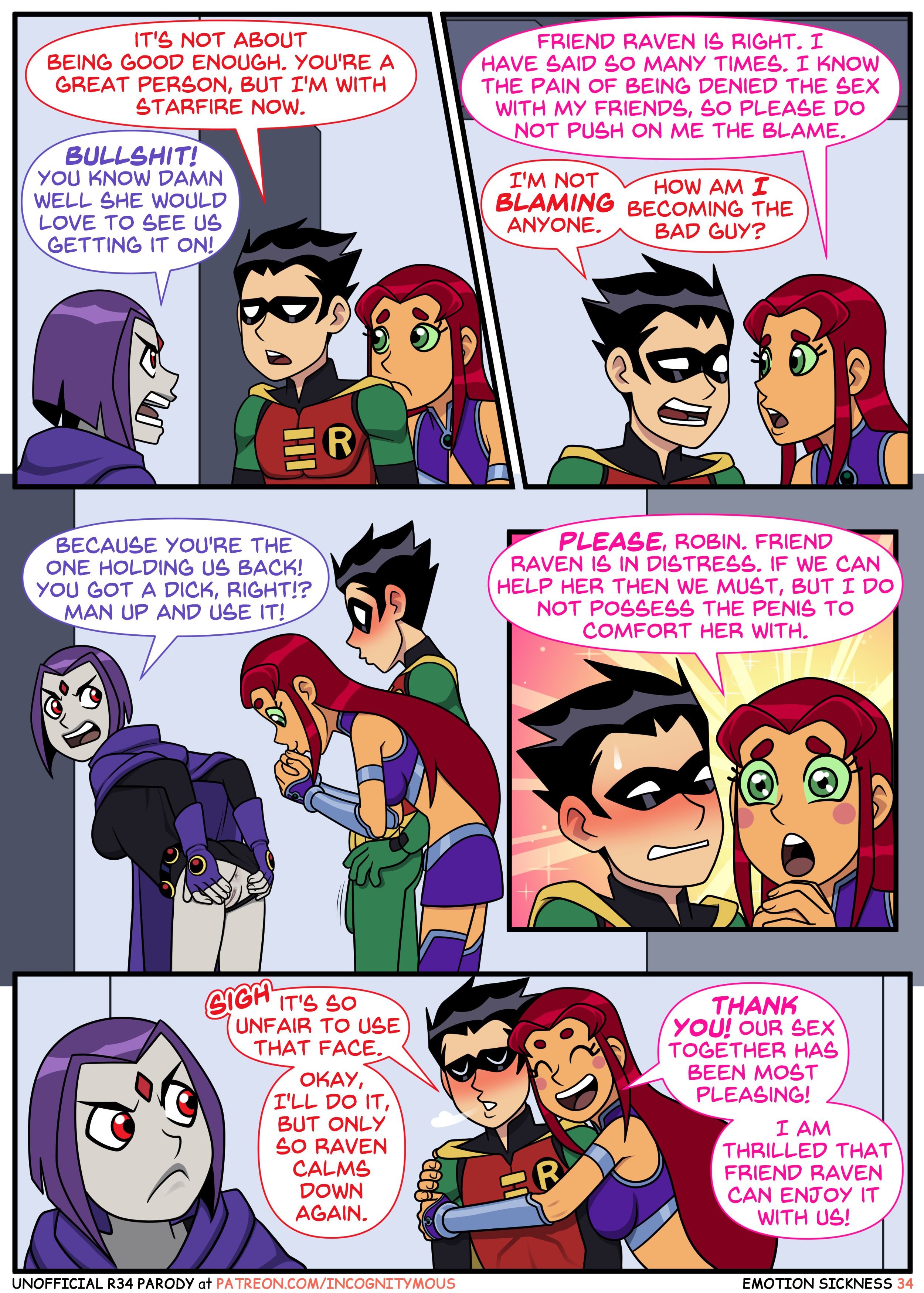 Emotional Sickness (Teen Titans) [Incognitymous] - Chapter 1 — Page 33