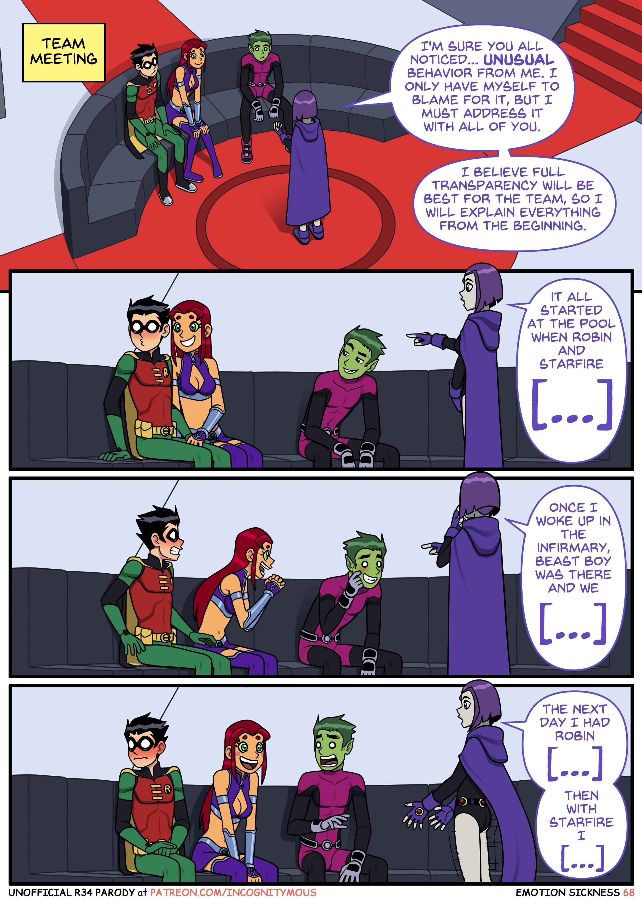 Emotional Sickness (Teen Titans) [Incognitymous] - Chapter 2 — Page 12
