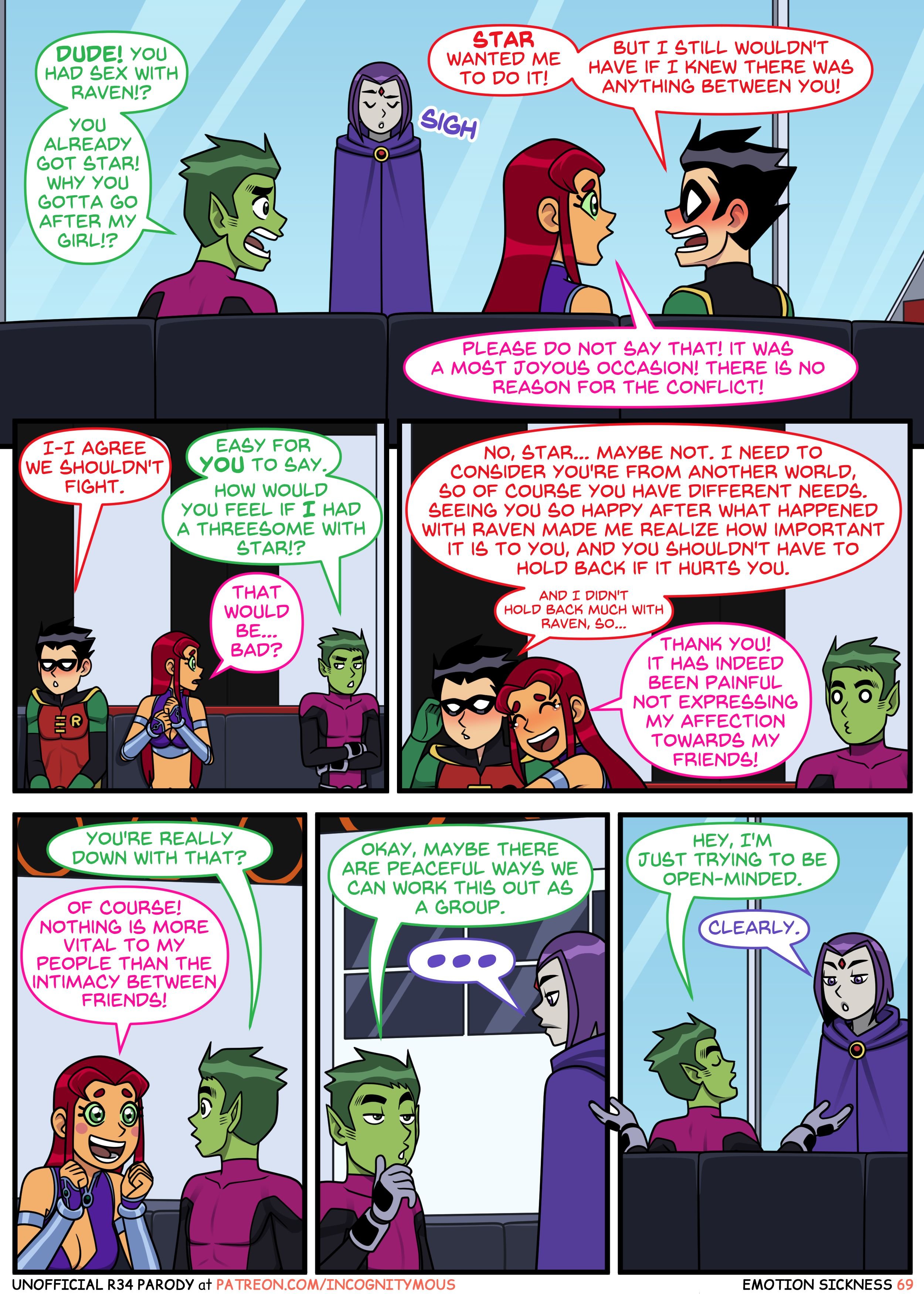 Emotional Sickness (Teen Titans) [Incognitymous] - Chapter 2 — Page 13