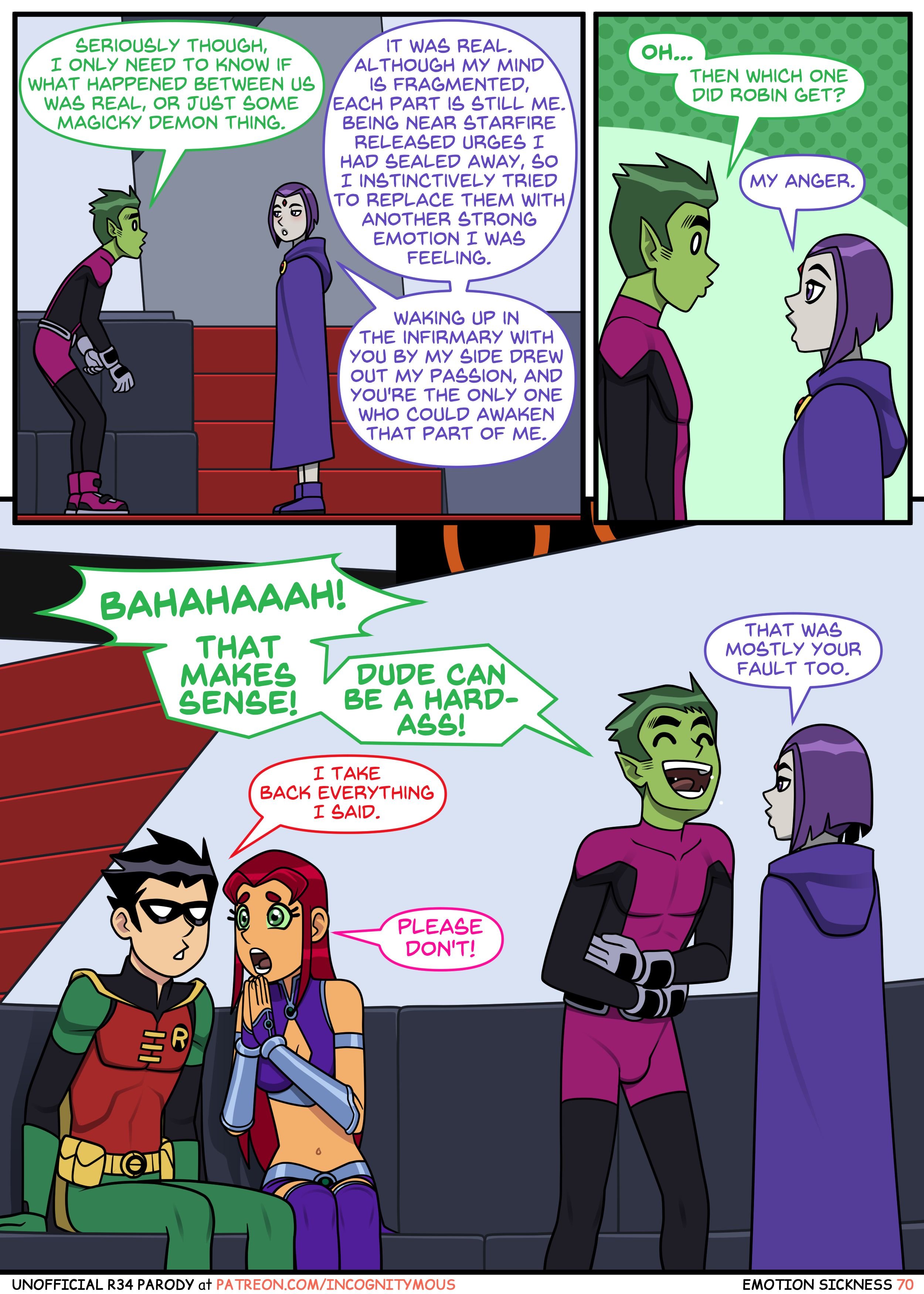 Emotional Sickness (Teen Titans) [Incognitymous] - Chapter 2 — Page 14