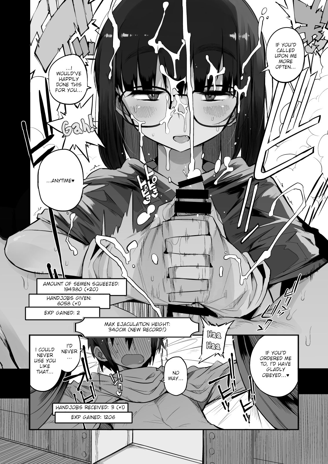 Escaping a semen squeezing dungeon with a modest girl who I really didn’t expect to have S-rank slut stats [F4U] - Chapter 1 — Page 15