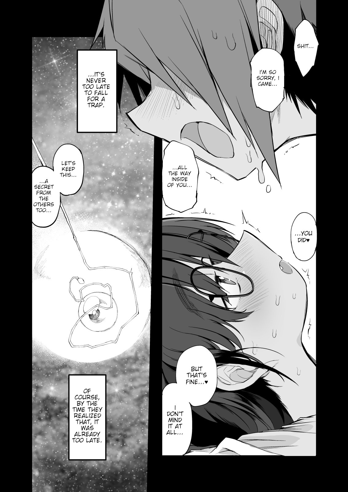 Escaping a semen squeezing dungeon with a modest girl who I really didn’t expect to have S-rank slut stats [F4U] - Chapter 1 — Page 45