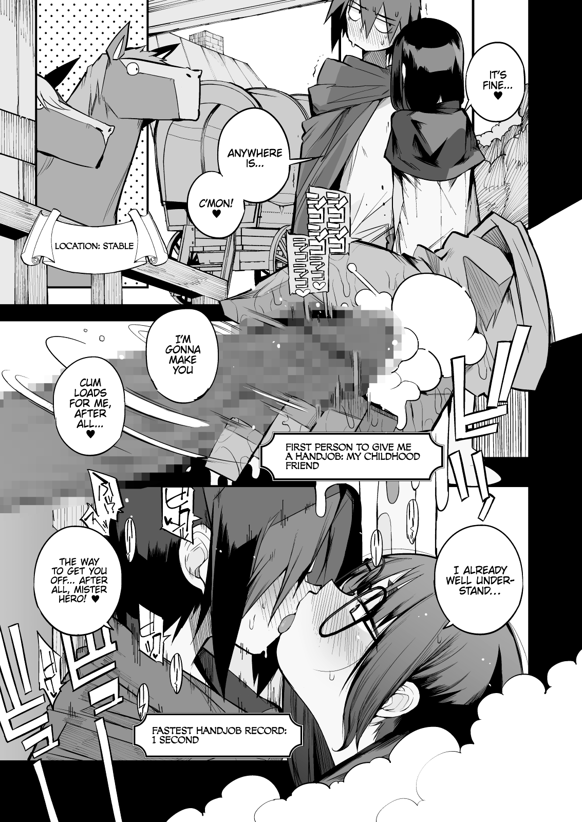 Escaping a semen squeezing dungeon with a modest girl who I really didn’t expect to have S-rank slut stats [F4U] - Chapter 2 — Page 21