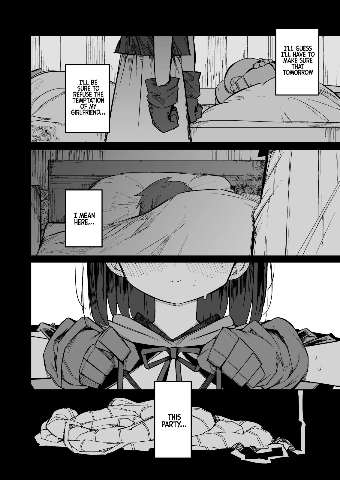 Escaping a semen squeezing dungeon with a modest girl who I really didn’t expect to have S-rank slut stats [F4U] - Chapter 2 — Page 32