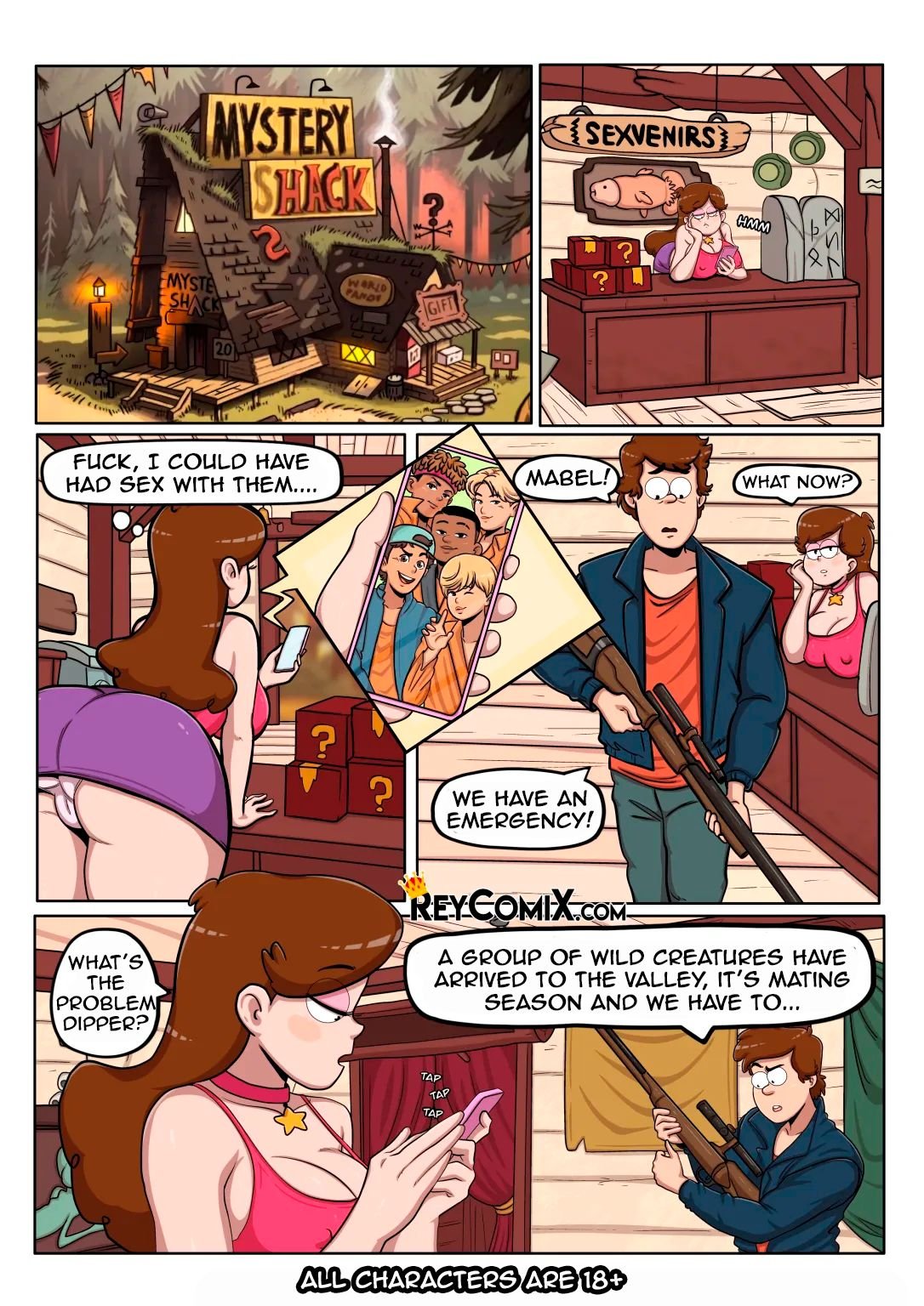 Mabel’s Journal (Gravity Falls) [Gansoman] - Chapter 1 — Page 4