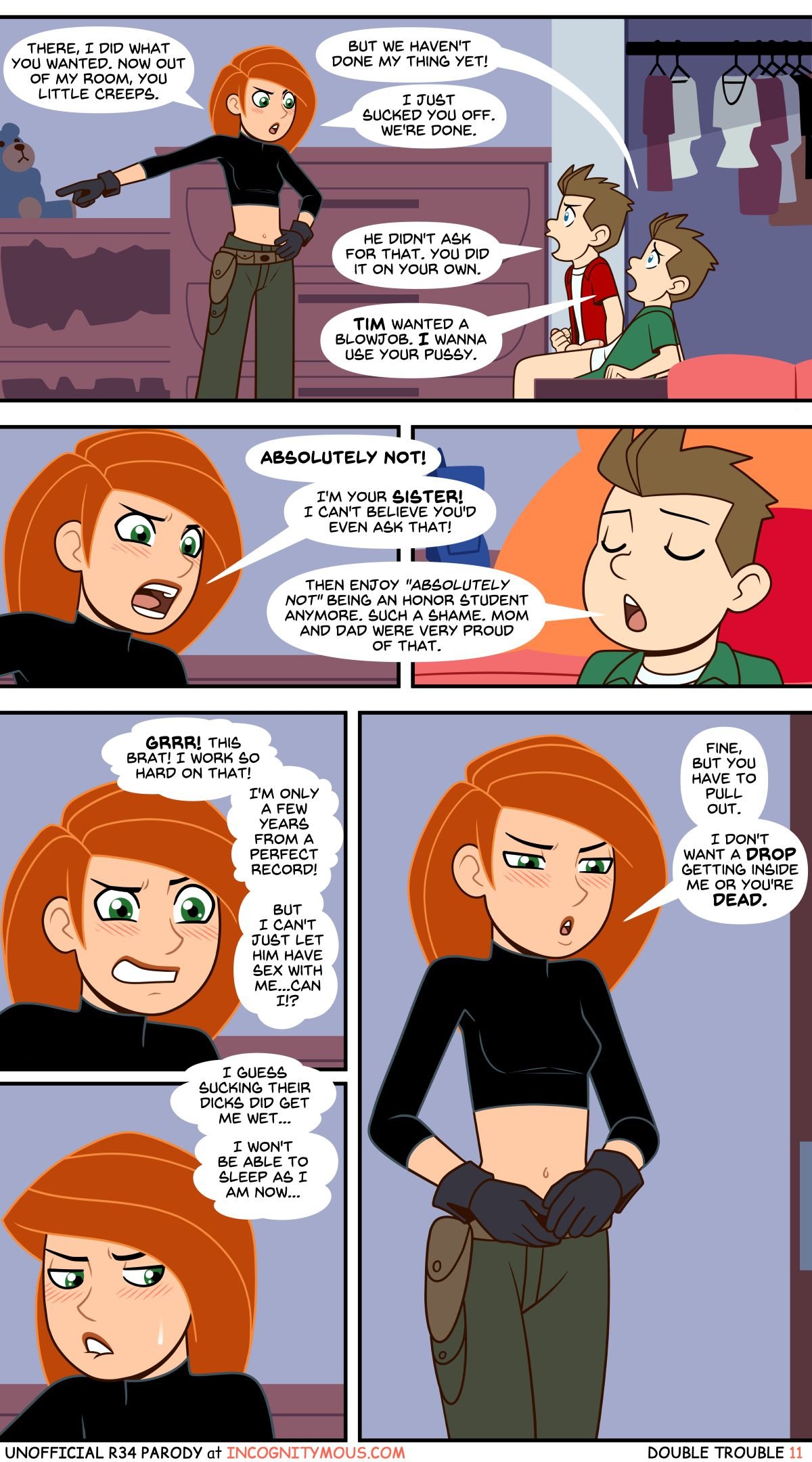 Double Trouble (Kim Possible) [Incognitymous] - Chapter 1 — Page 11