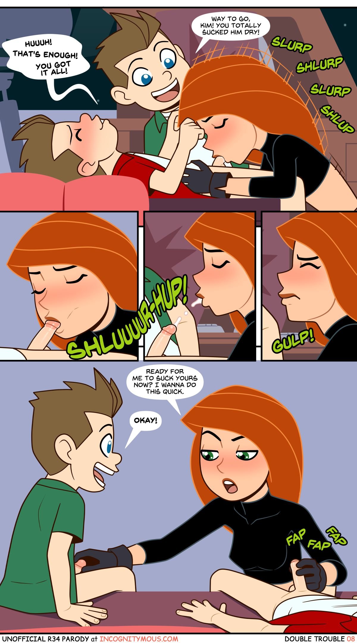 Double Trouble (Kim Possible) [Incognitymous] - Chapter 1 — Page 8