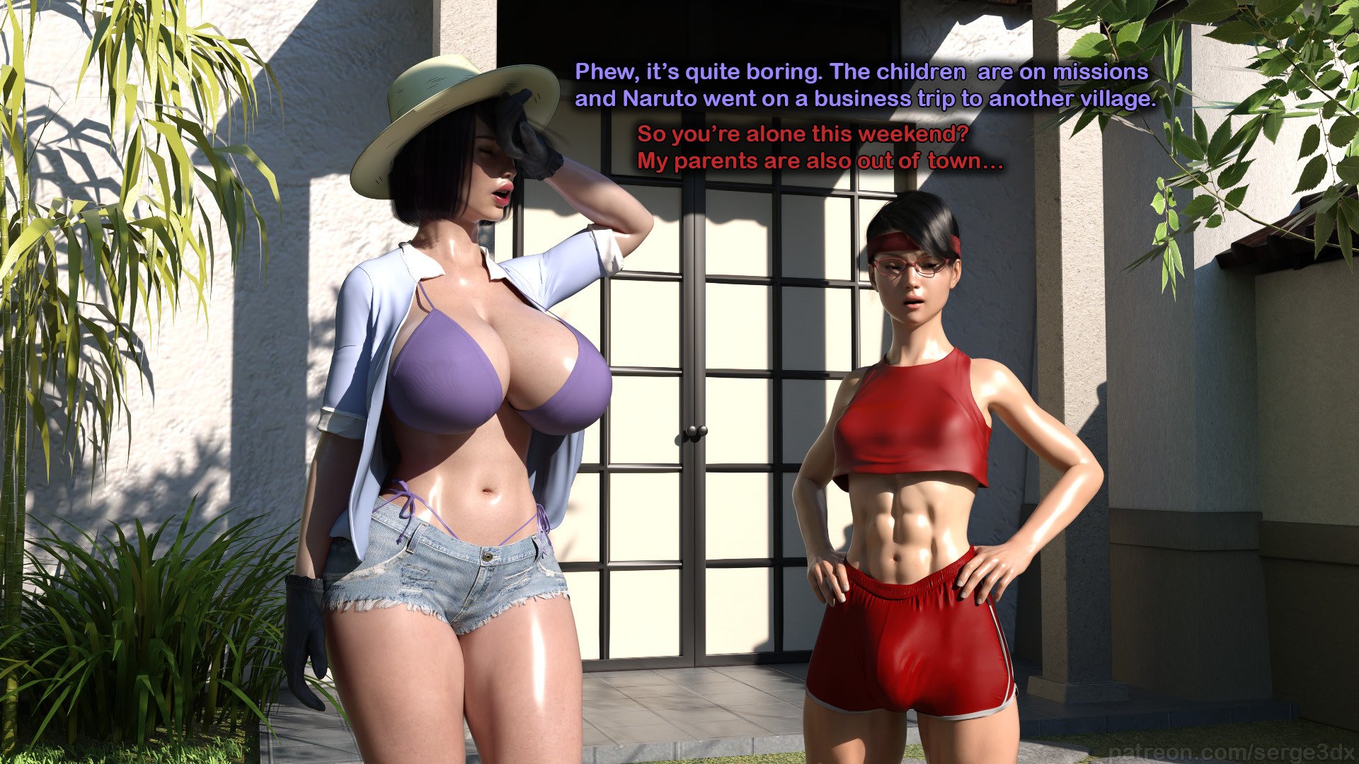 Hinata and Sarada (Naruto) [Serge3DX] - Chapter 1 — Page 12