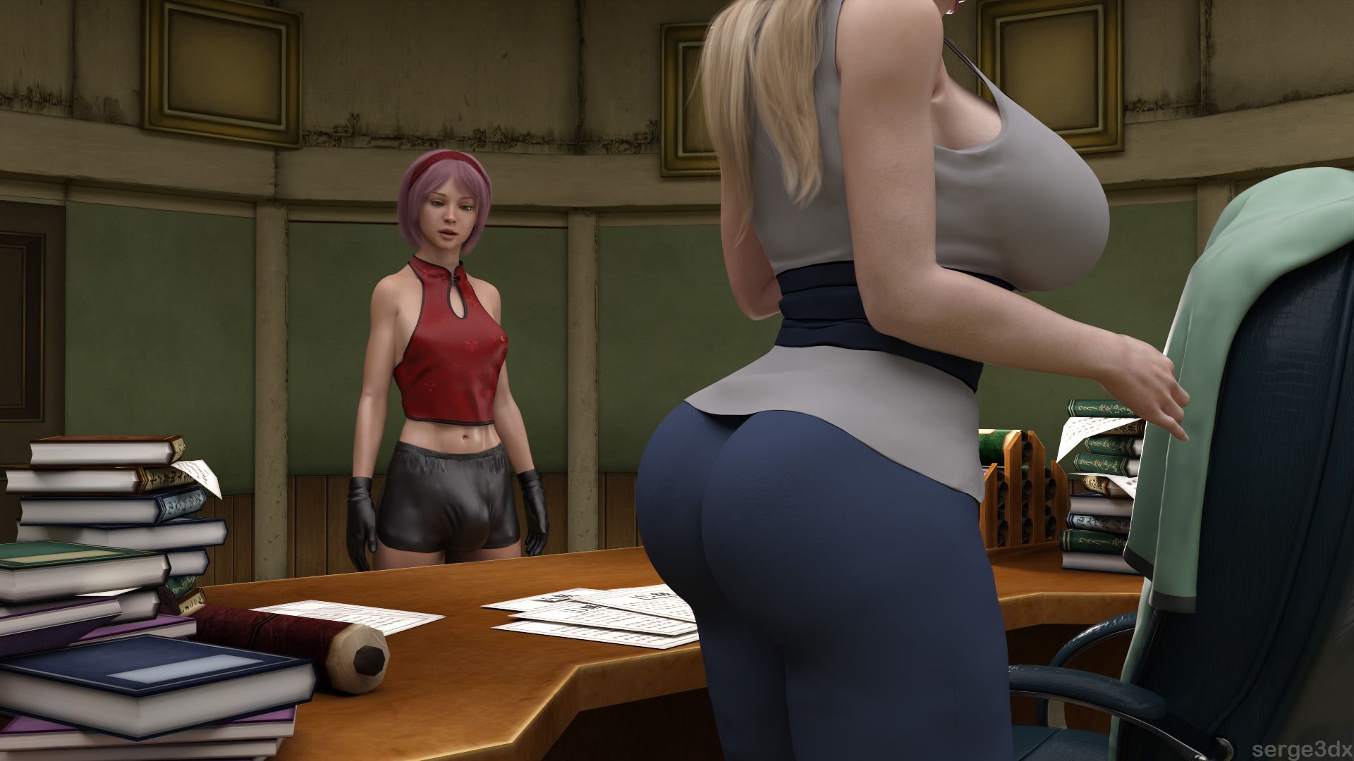 Hinata and Sarada (Naruto) [Serge3DX] - Chapter 2.5 — Page 7