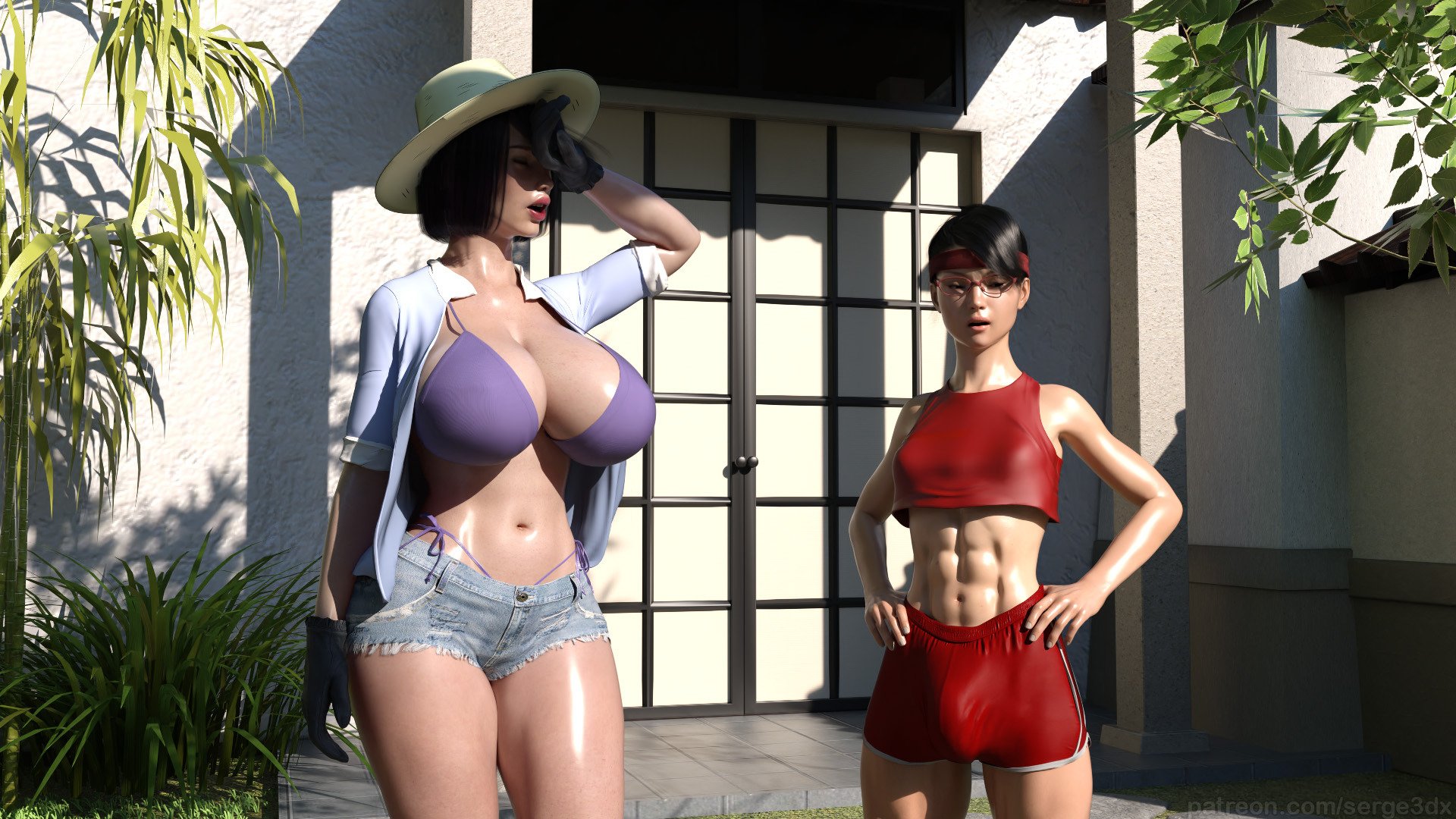 Hinata and Sarada (Naruto) [Serge3DX] - Chapter 1.5 — Page 12