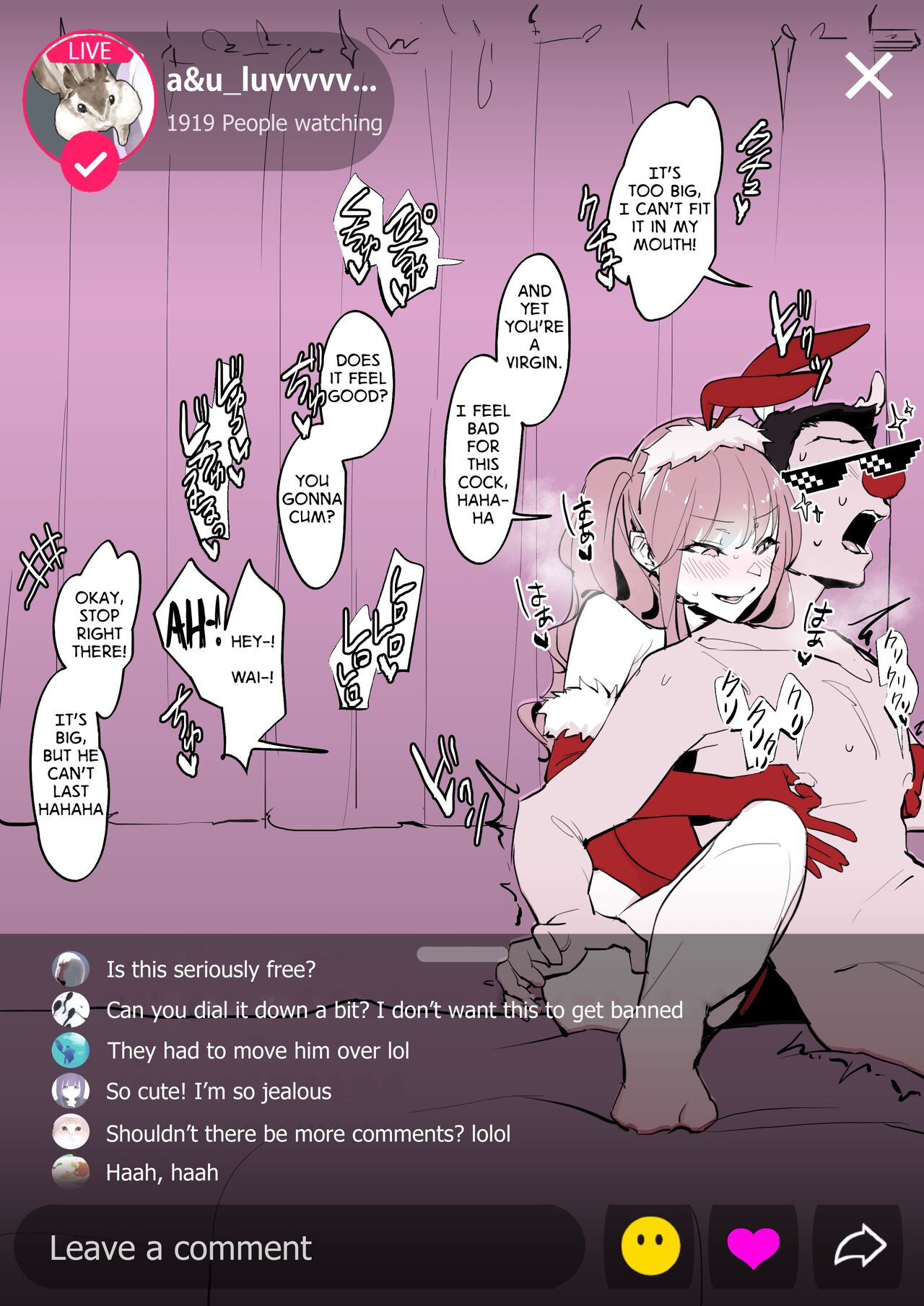 A Merry Christmas From Black and White Gals [Poriuretan] - Chapter 1 — Page 4