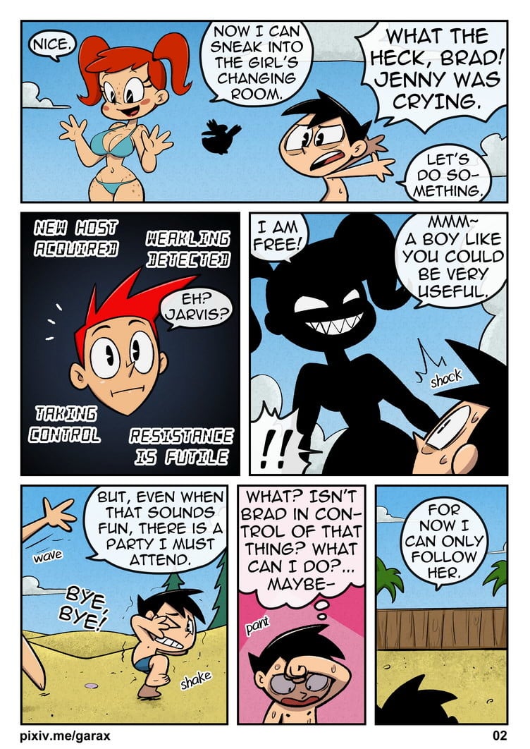 XJ-9 Beach (My Life As A Teenage Robot) [Garabatoz] - Chapter 2 — Page 4