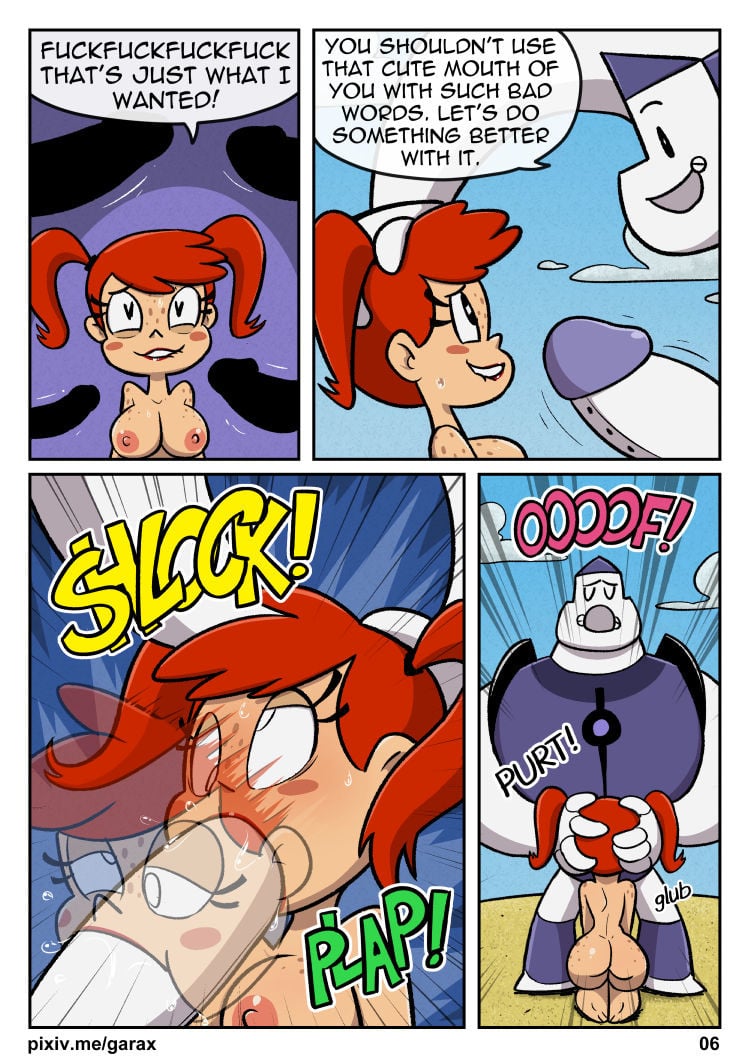 XJ-9 Beach (My Life As A Teenage Robot) [Garabatoz] - Chapter 2 — Page 8