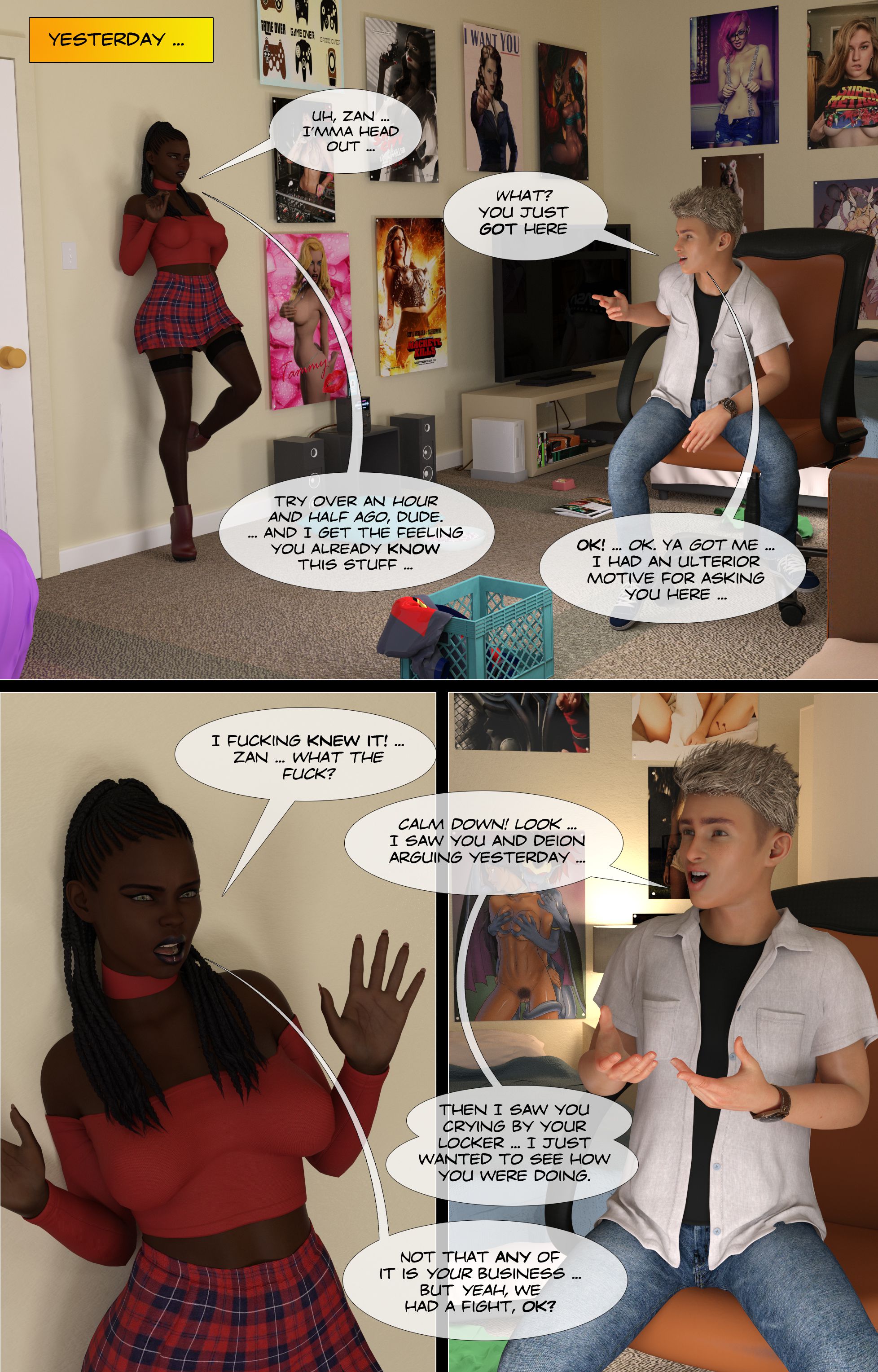 You Kiss Your Mommy With Your Mouth? [Garak3D] - Chapter 1 — Page 21