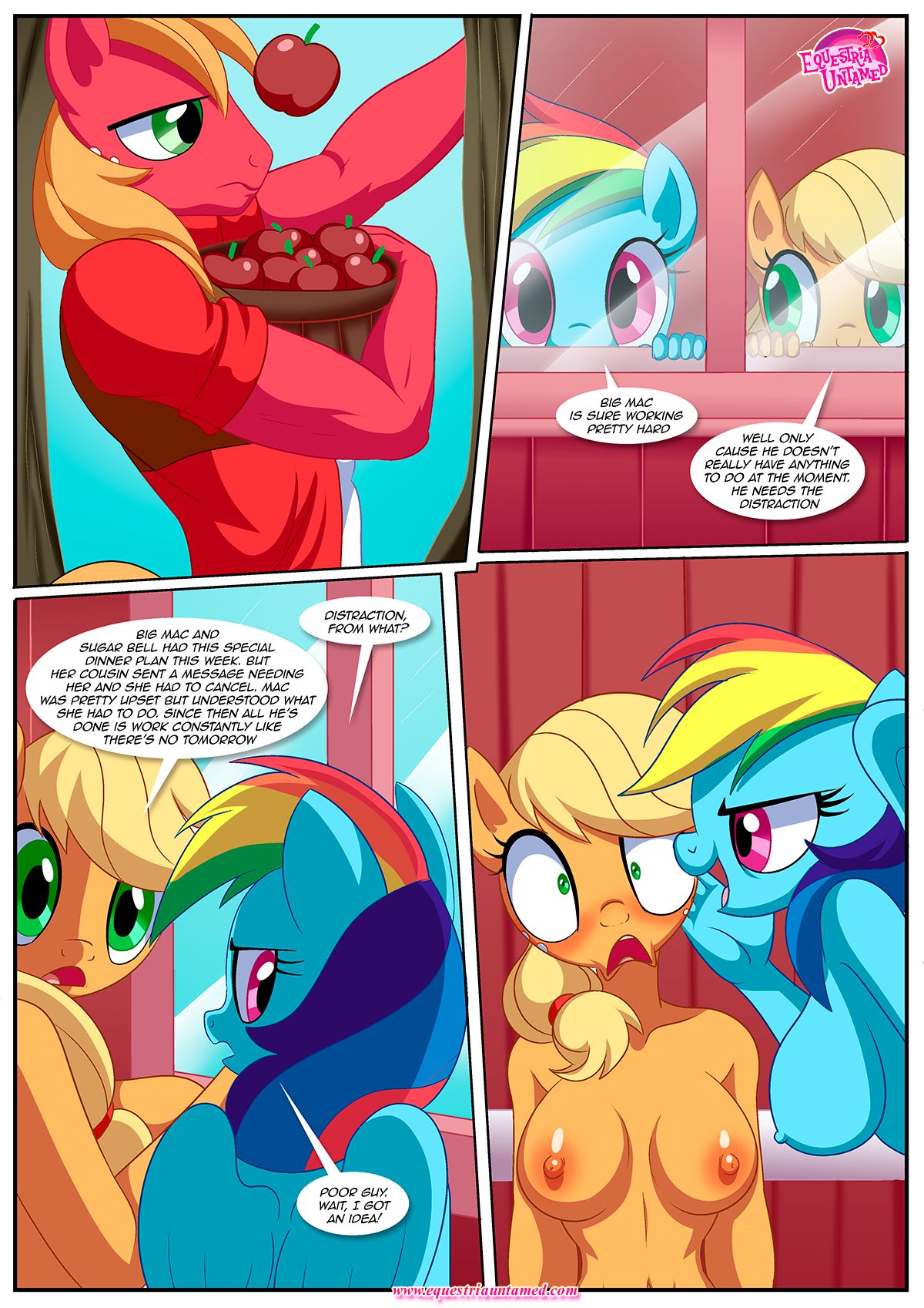 Behind Closed Barn Doors (My Little Pony: Friendship is Magic) [Palcomix] - Chapter 1 — Page 10