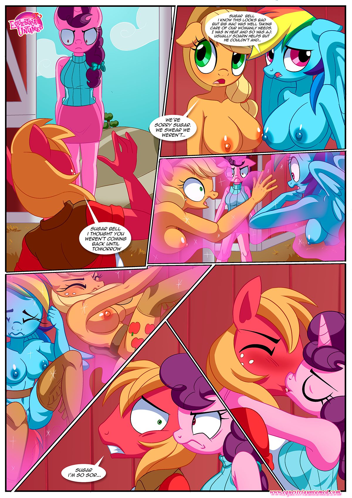 Behind Closed Barn Doors (My Little Pony: Friendship is Magic) [Palcomix] - Chapter 1 — Page 17
