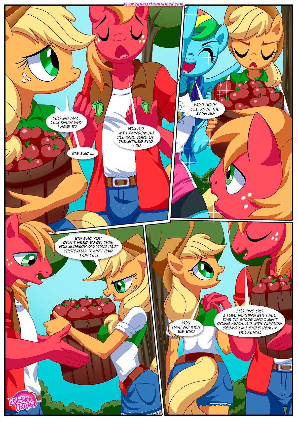Behind Closed Barn Doors (My Little Pony: Friendship is Magic) [Palcomix] - Chapter 1 — Page 6