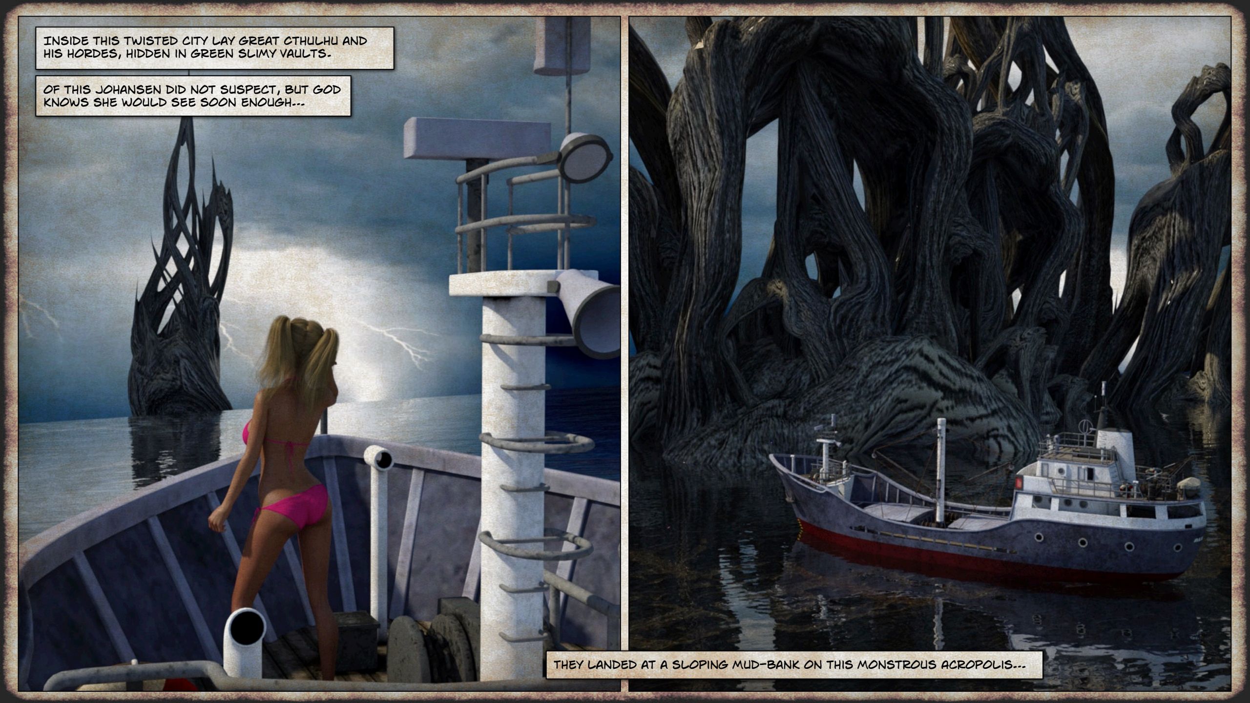 The Call Of Cthulhu [Gonzo Studios] - Chapter 3 — Page 37