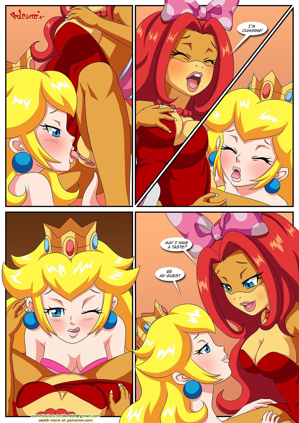Peach X Wendy (Mario) [Palcomix] - Chapter 2 — Page 8