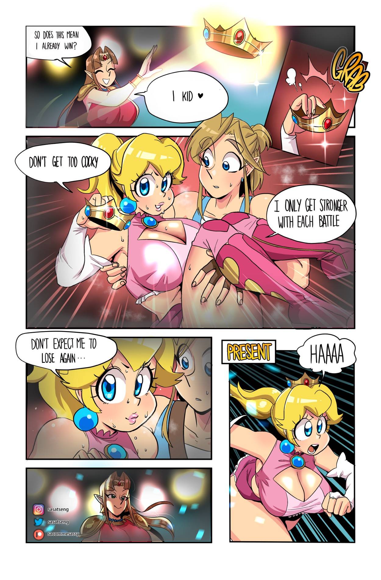 Wrestling Princess (Super Smash Bros.) [DconTheDanceFloor] - Chapter 1 — Page 27