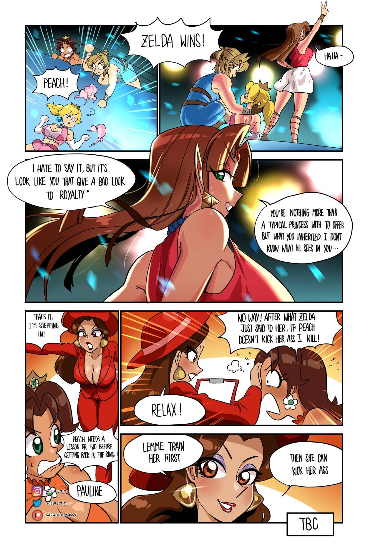 Wrestling Princess (Super Smash Bros.) [DconTheDanceFloor] - Chapter 1 — Page 31