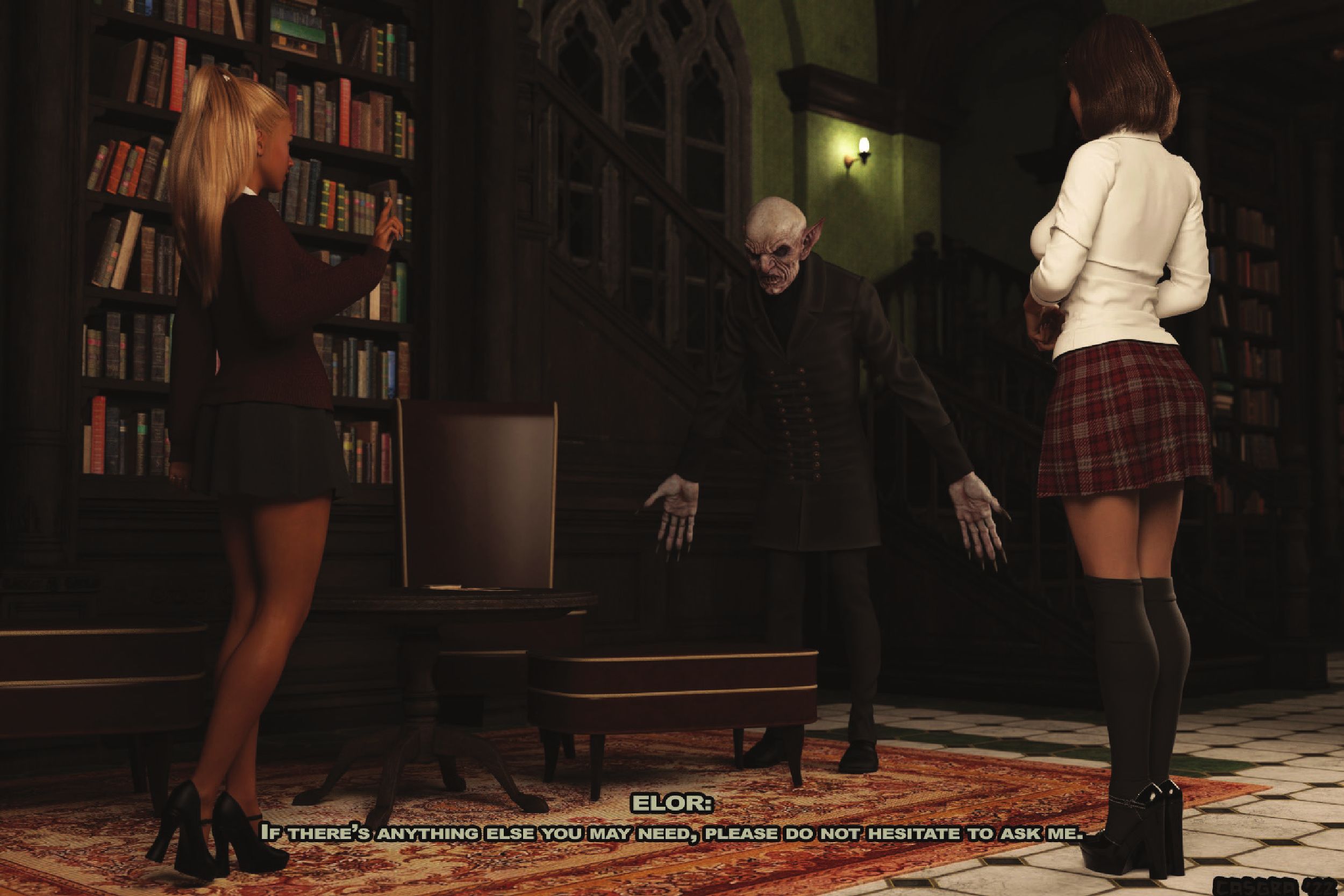 Elor Dophner – The Librarian [Casgra] - Chapter 1 — Page 8