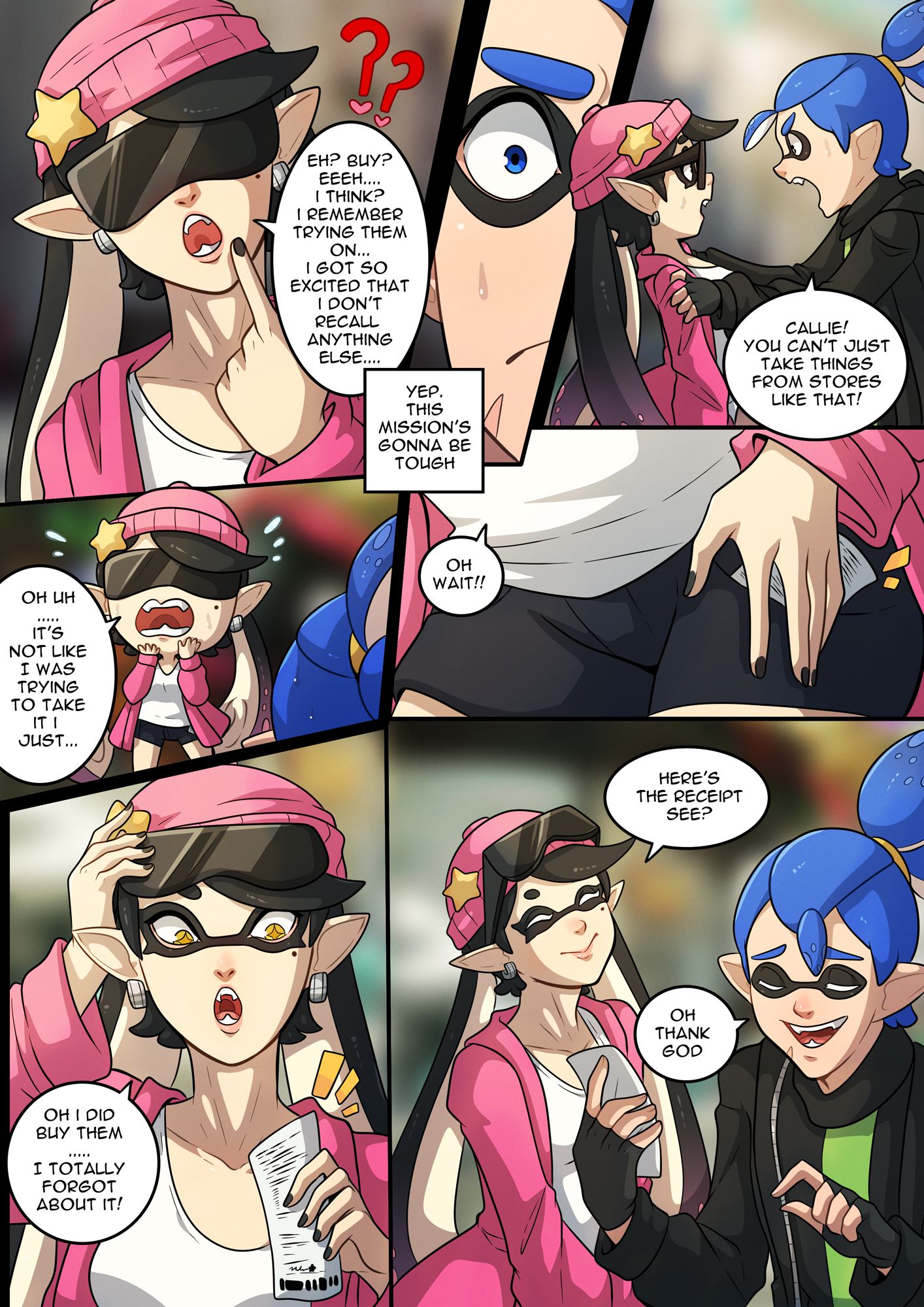 Mission : Callie (Splatoon) [Kinkymation] - Chapter 1 — Page 6