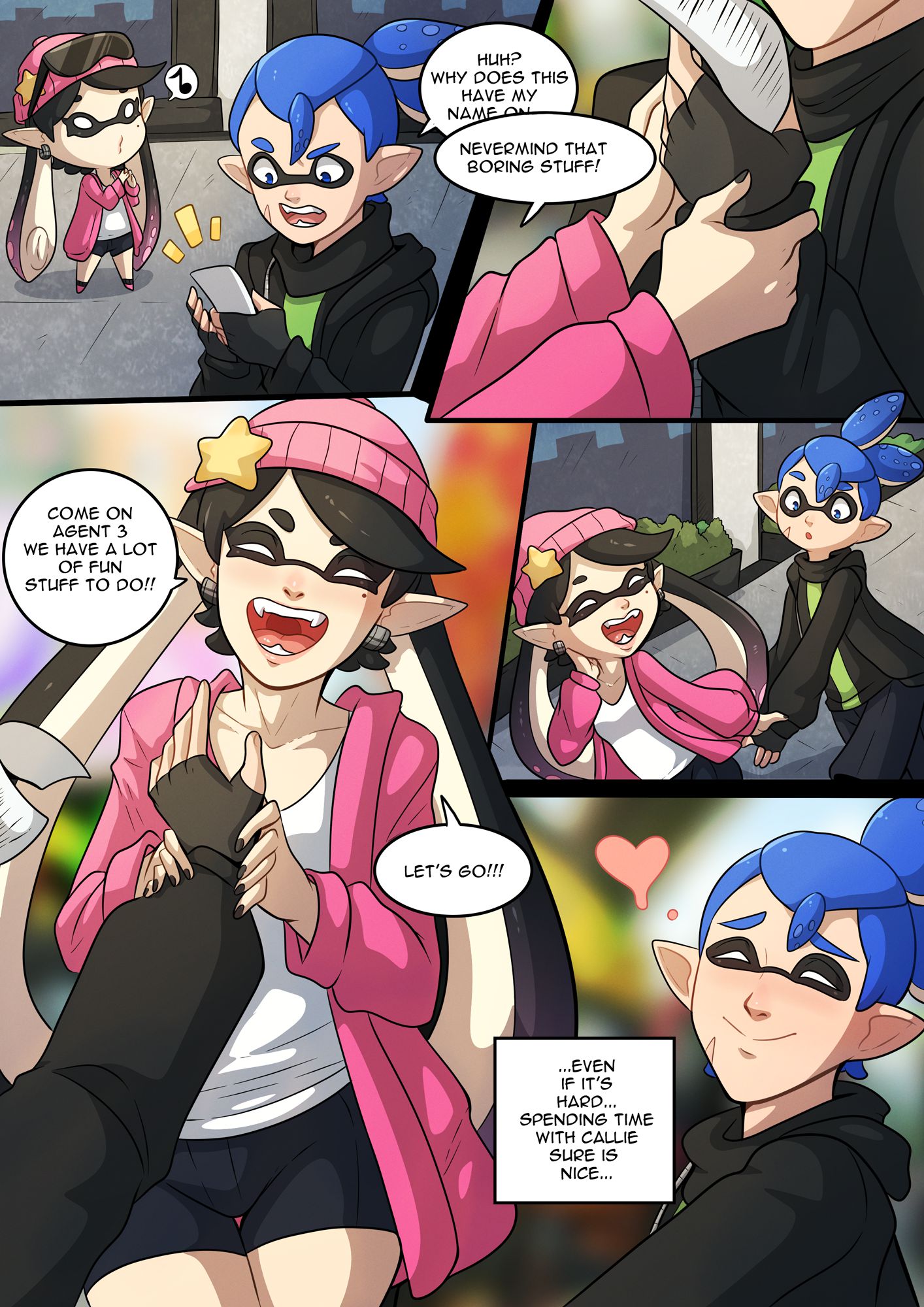 Mission : Callie (Splatoon) [Kinkymation] - Chapter 1 — Page 7