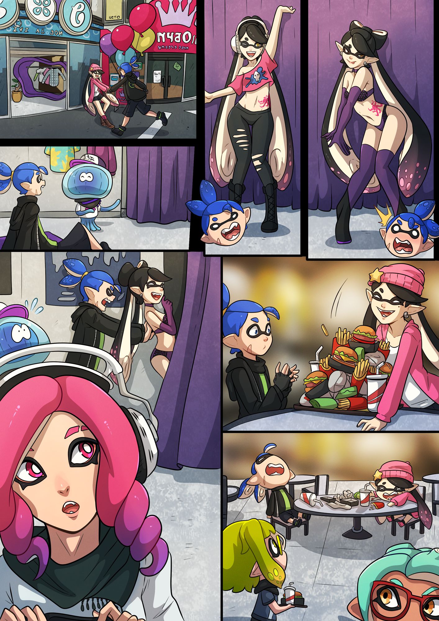 Mission : Callie (Splatoon) [Kinkymation] - Chapter 1 — Page 8