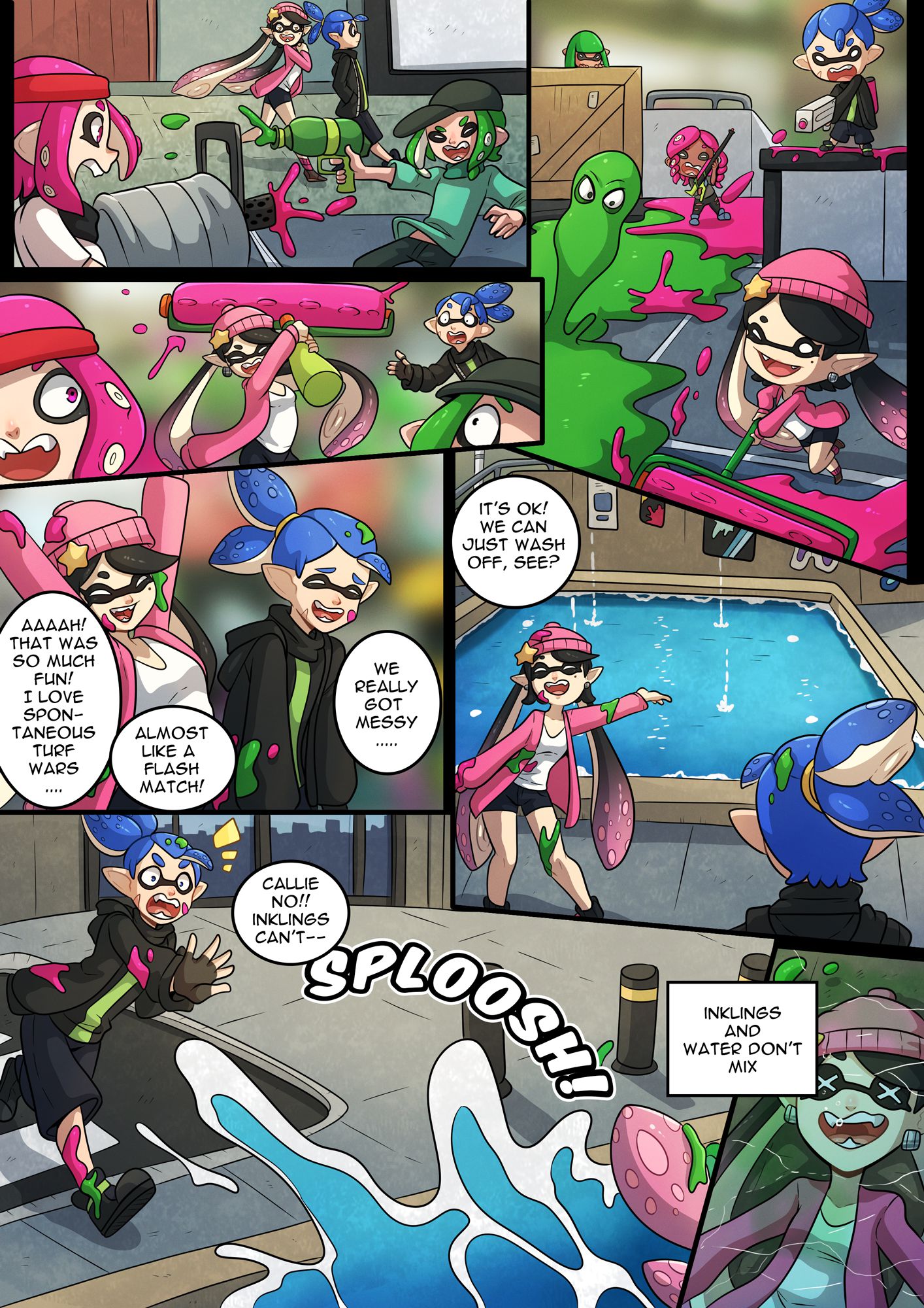 Mission : Callie (Splatoon) [Kinkymation] - Chapter 1 — Page 9